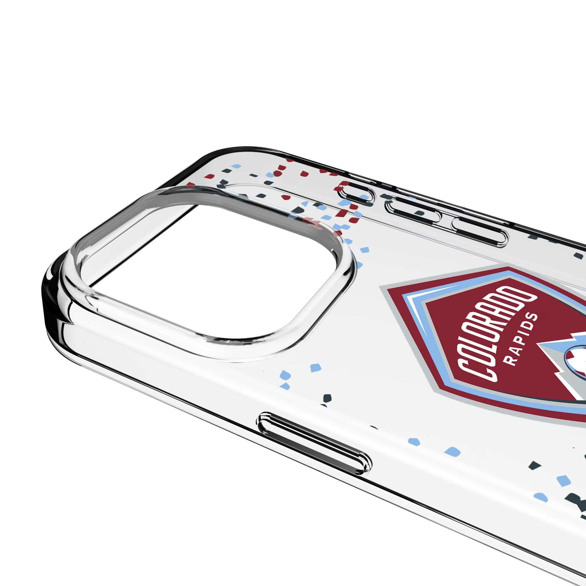 Colorado Rapids Confetti iPhone Clear Phone Case for Apple iPhone - Detail