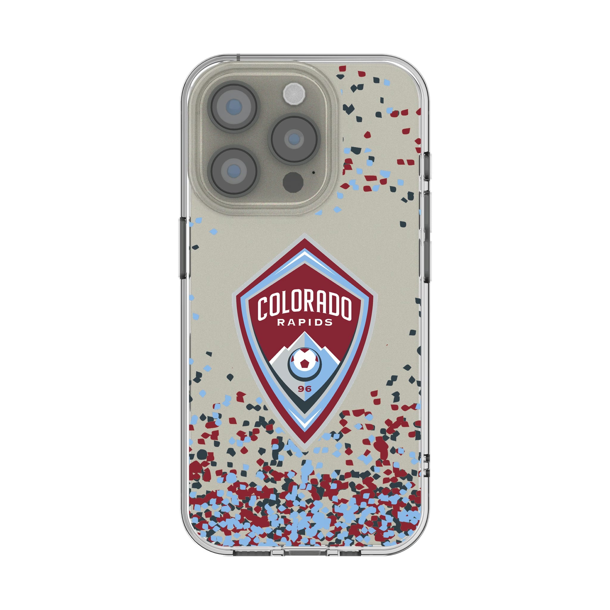 Colorado Rapids Confetti iPhone Clear Phone Case for Apple iPhone