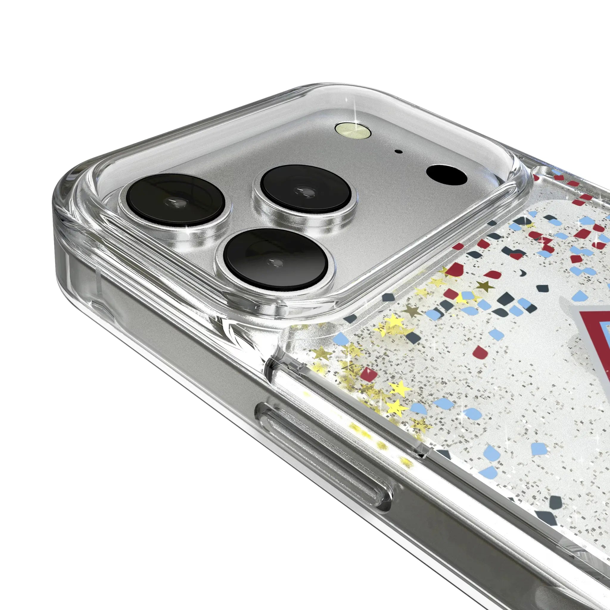 Colorado Rapids Confetti iPhone Glitter Phone Case for Apple iPhone - Detail