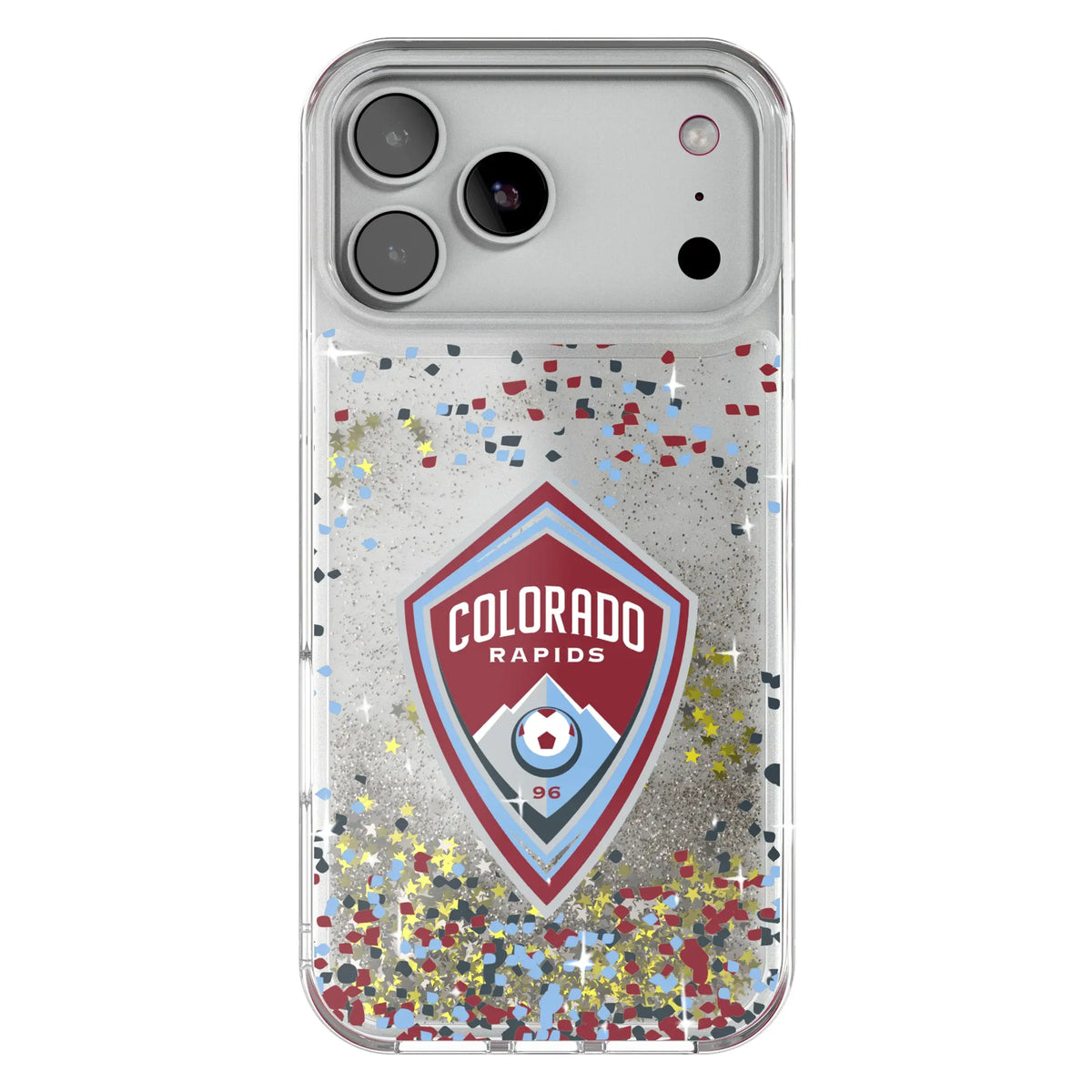 Colorado Rapids Confetti Glitter Phone Case for Apple iPhone