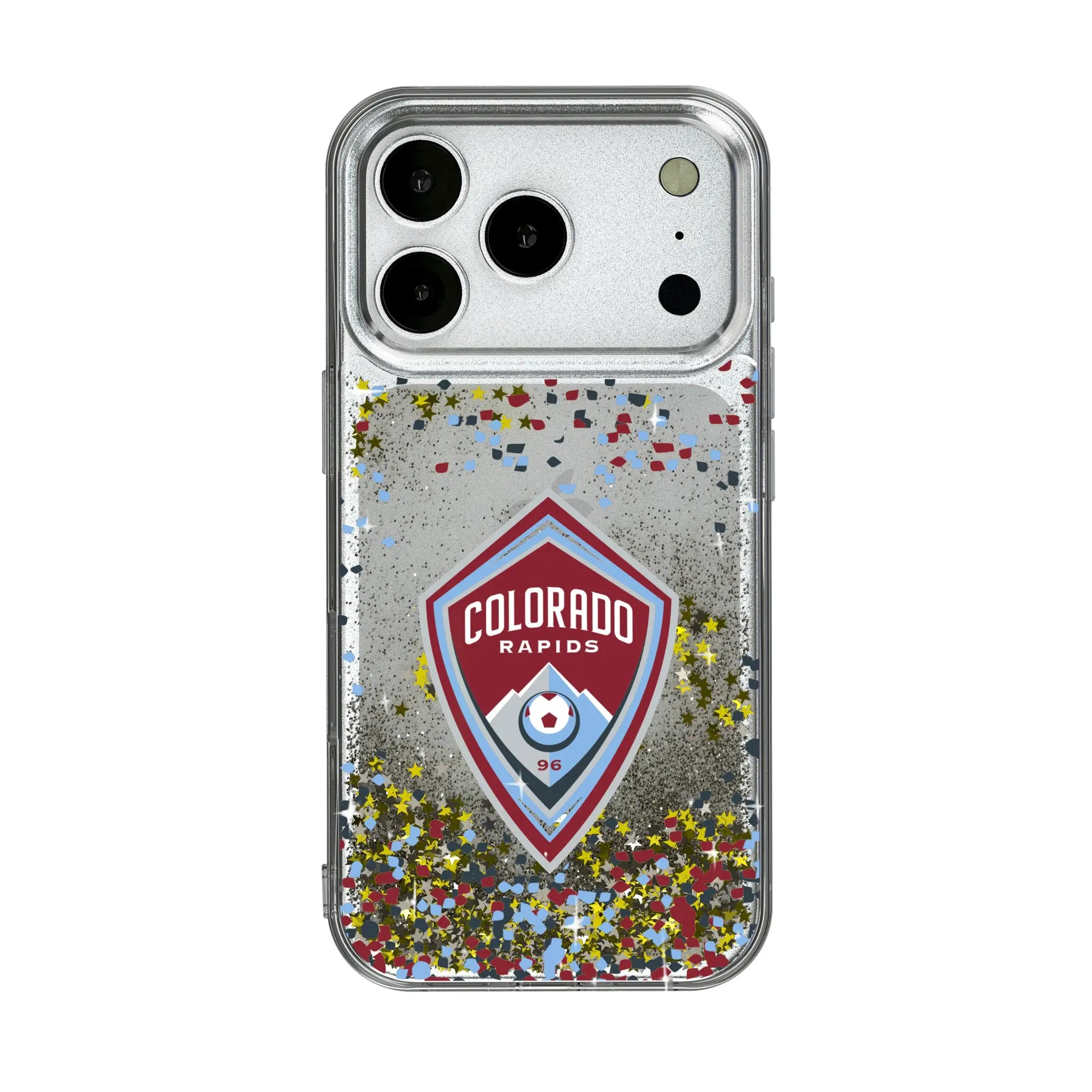 Colorado Rapids Confetti iPhone Glitter Phone Case for Apple iPhone