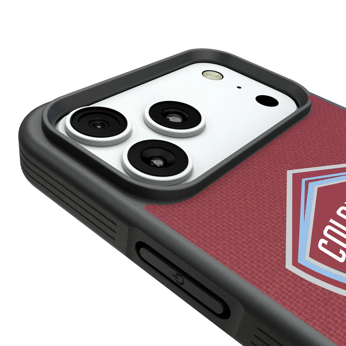 Colorado Rapids Diagonal Stripe iPhone Bump Phone Case for Apple iPhone - Detail#Device_iPhone 18 Pro Max