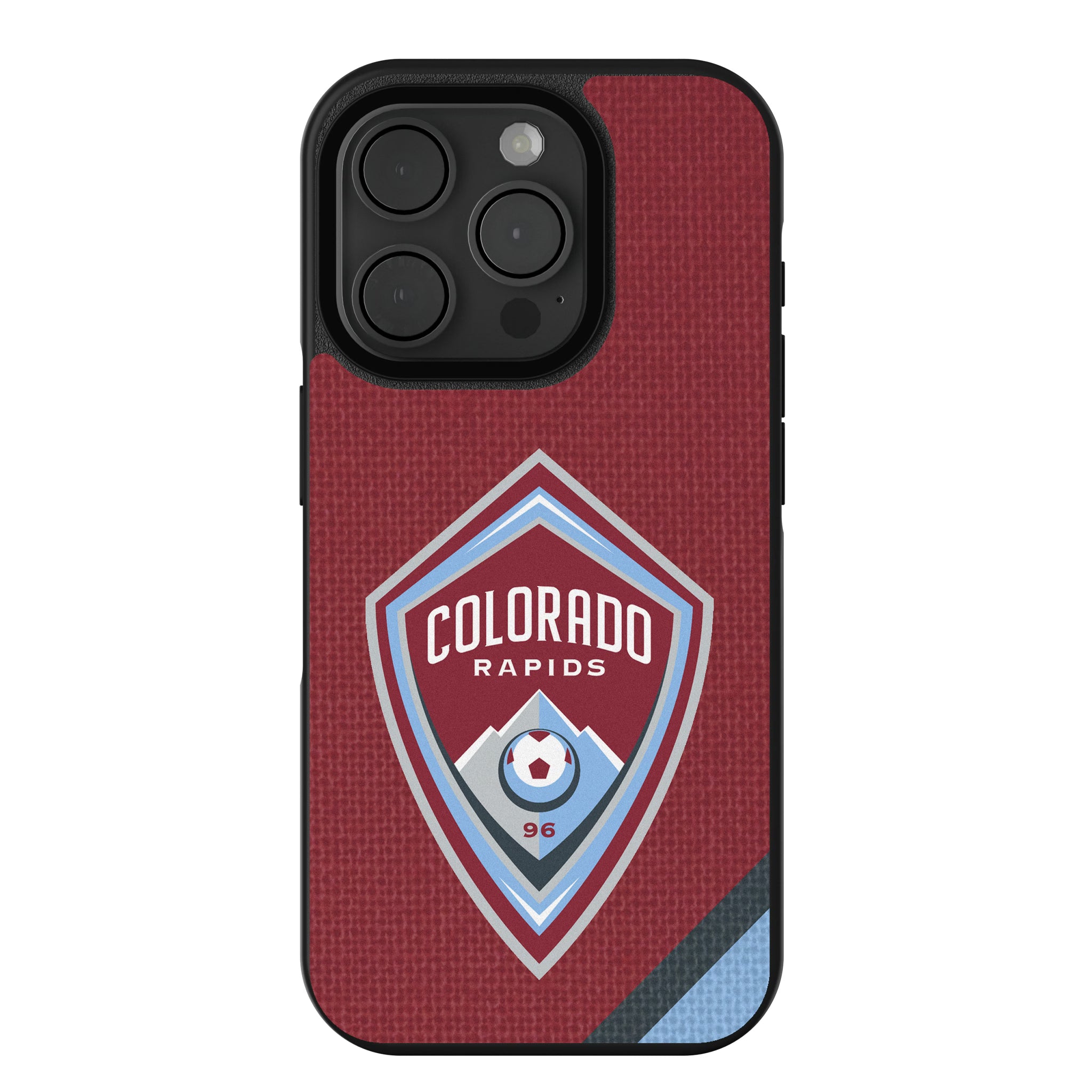 Colorado Rapids Diagonal Stripe iPhone Bump Phone Case for Apple iPhone