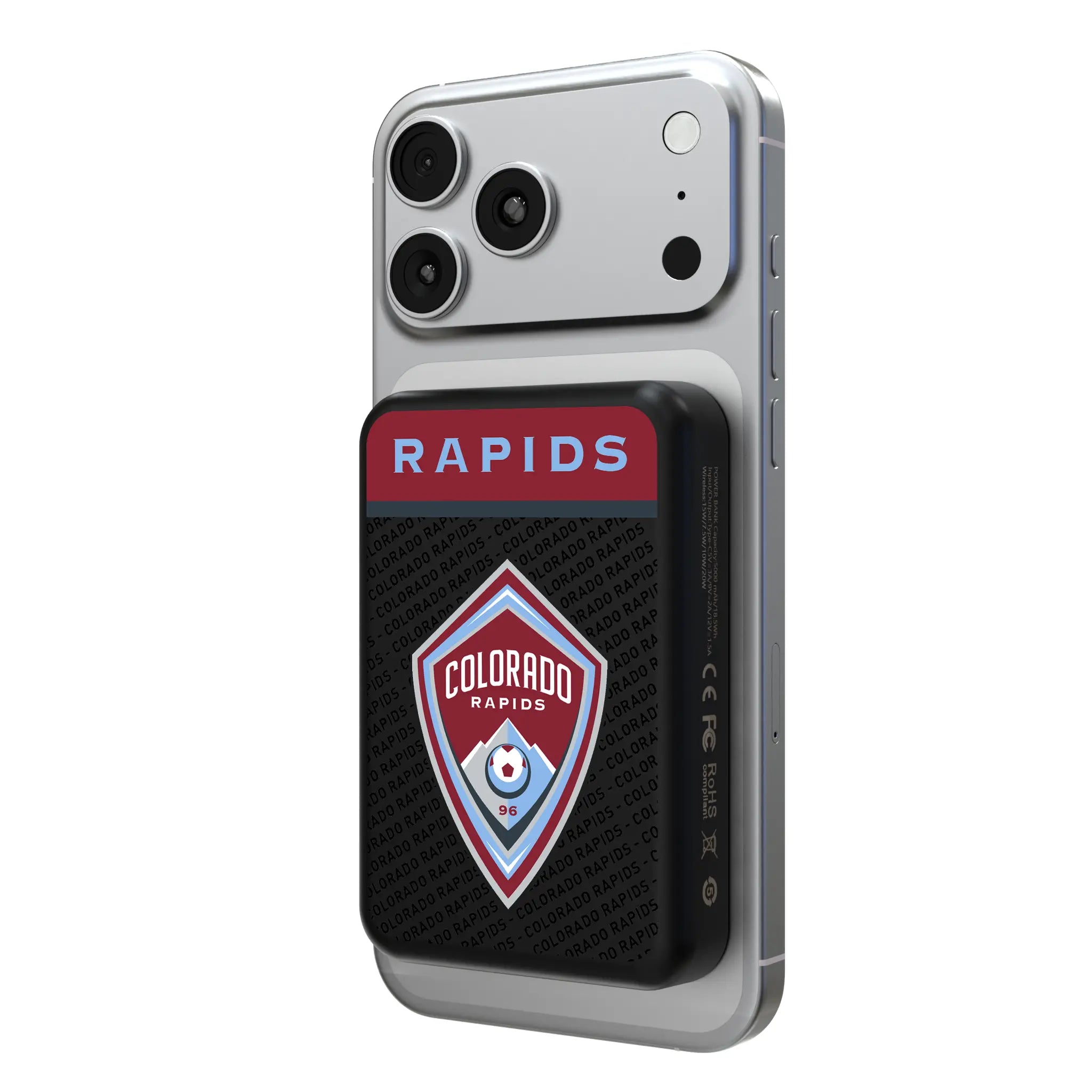 Colorado Rapids Endzone Plus Wireless Mag Power Bank
