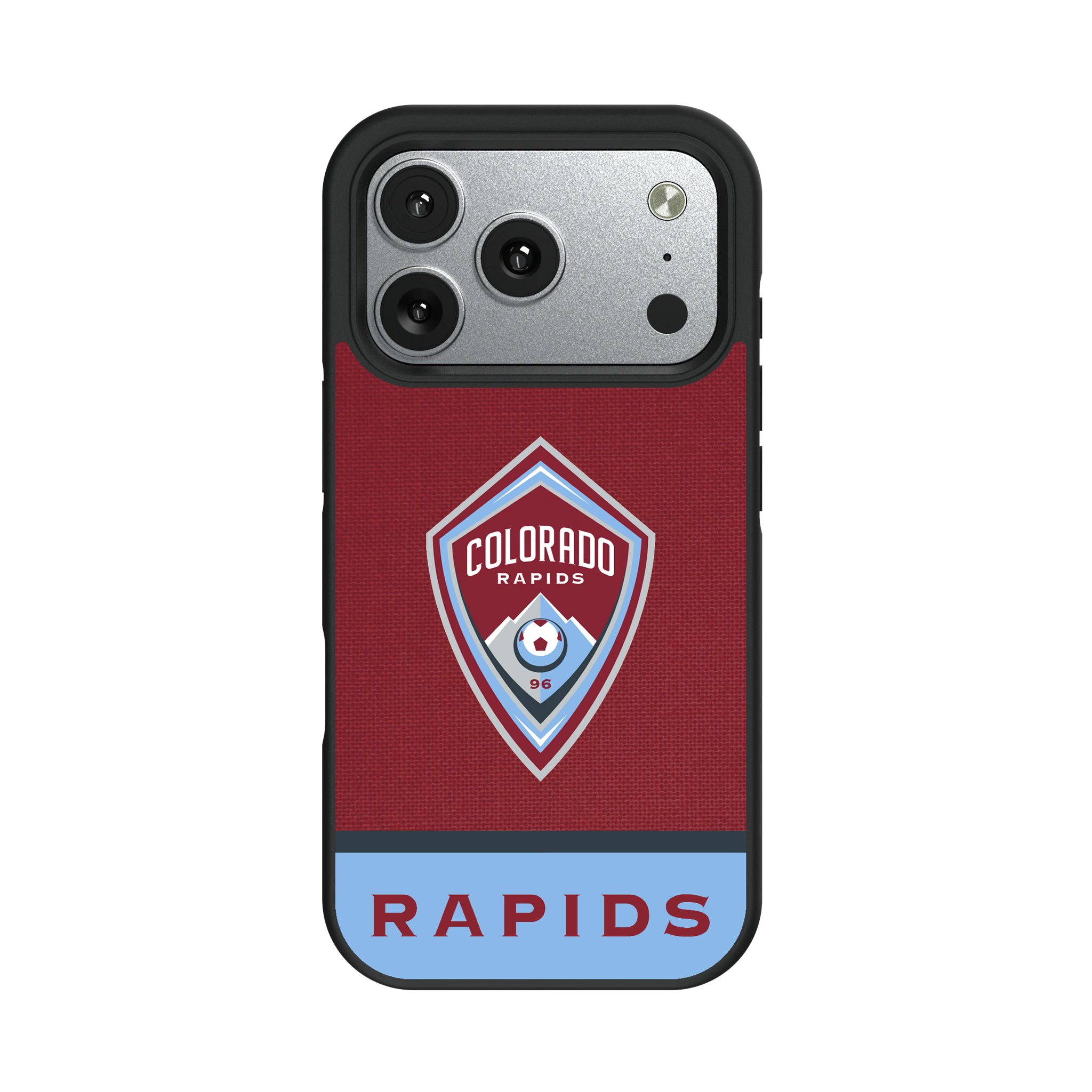Colorado Rapids Endzone Solid iPhone Bump Phone Case for Apple iPhone#Device_iPhone 17 Pro