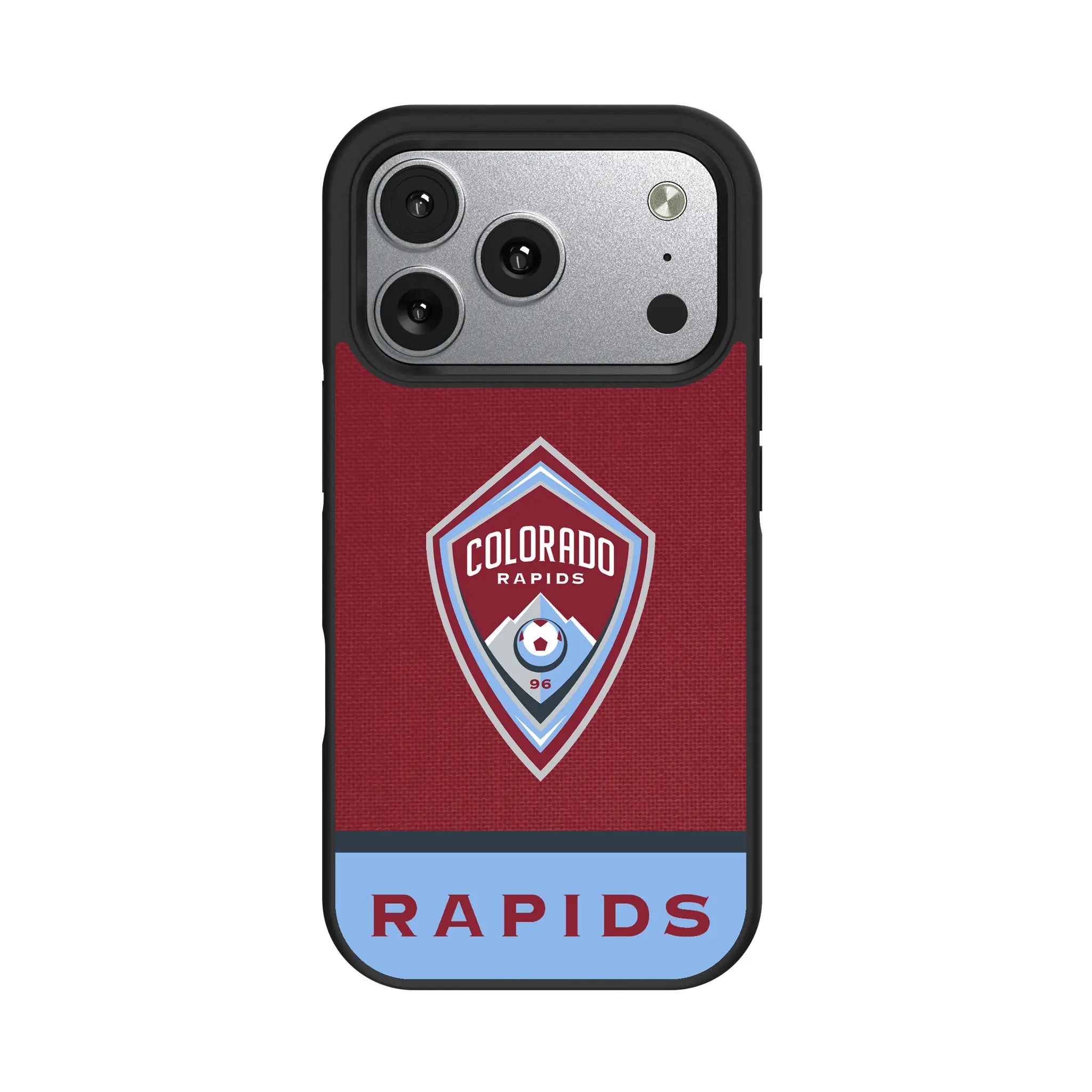 Colorado Rapids Endzone Solid iPhone Bump Phone Case for Apple iPhone#Device_iPhone 17 Pro