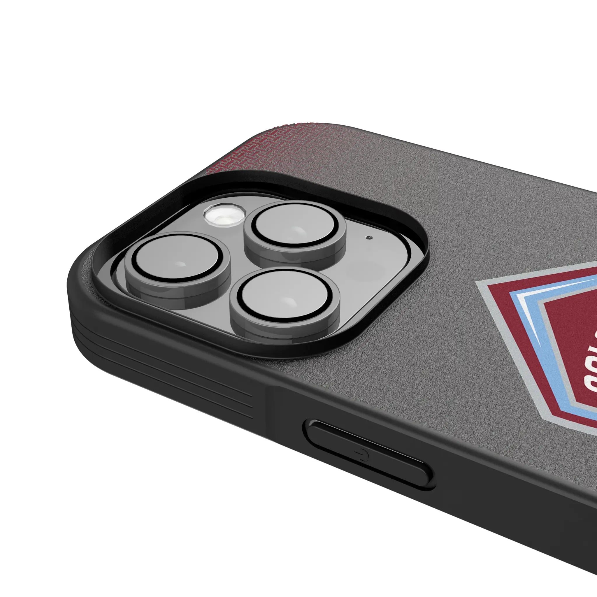Colorado Rapids Linen iPhone Bump Phone Case for Apple iPhone - Detail