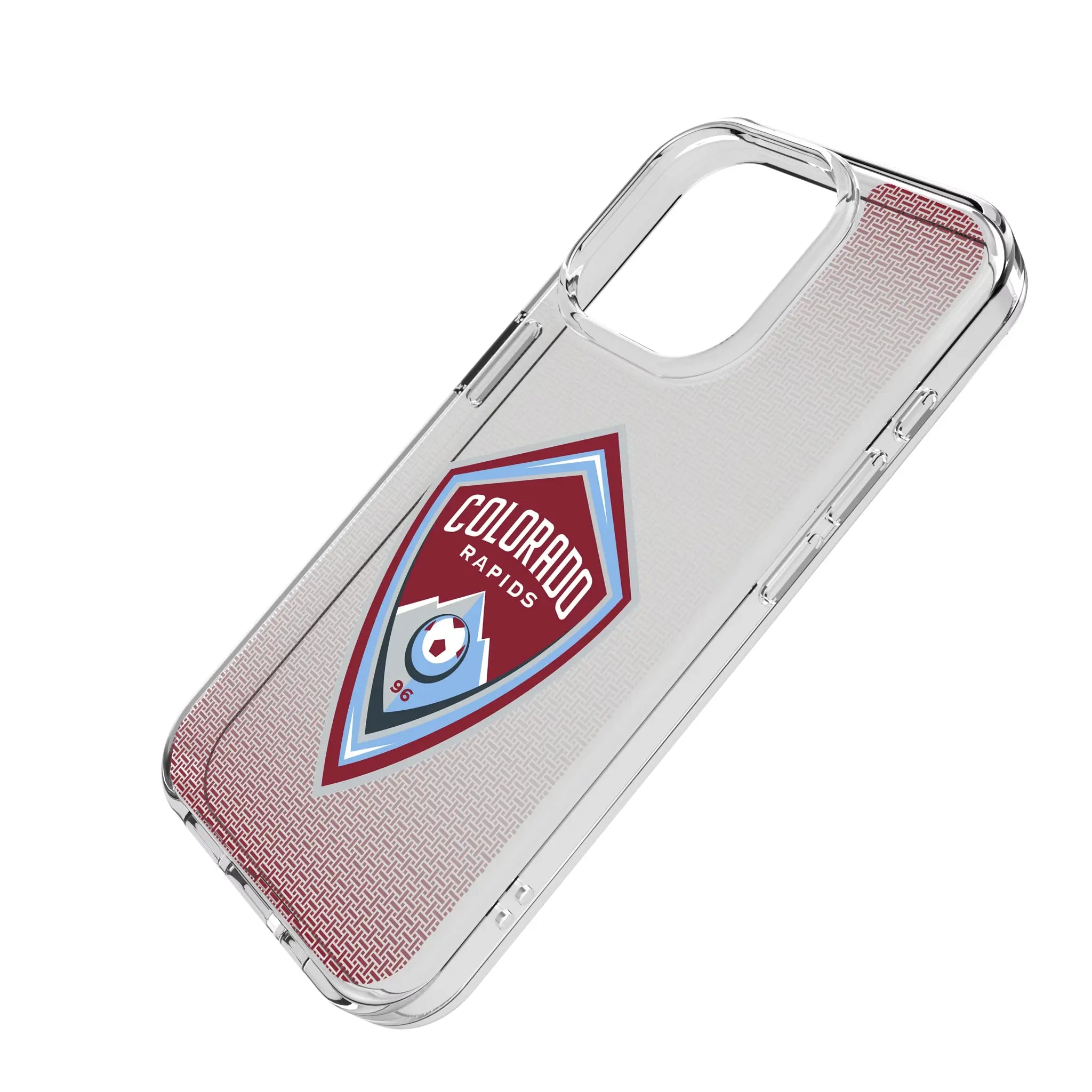 Colorado Rapids Linen iPhone Clear Phone Case for Apple iPhone - Isometric View