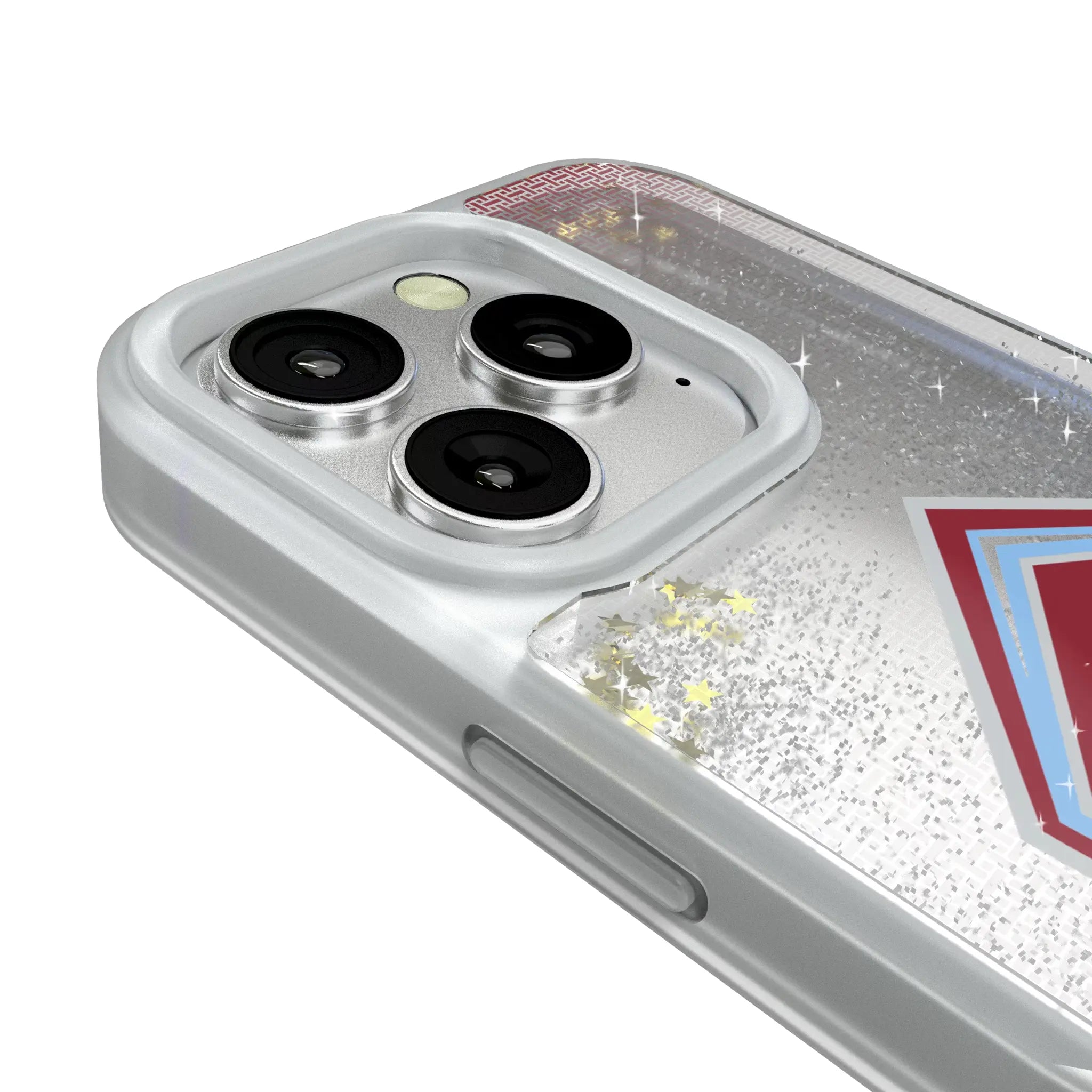 Colorado Rapids Linen iPhone Glitter Phone Case for Apple iPhone - Detail