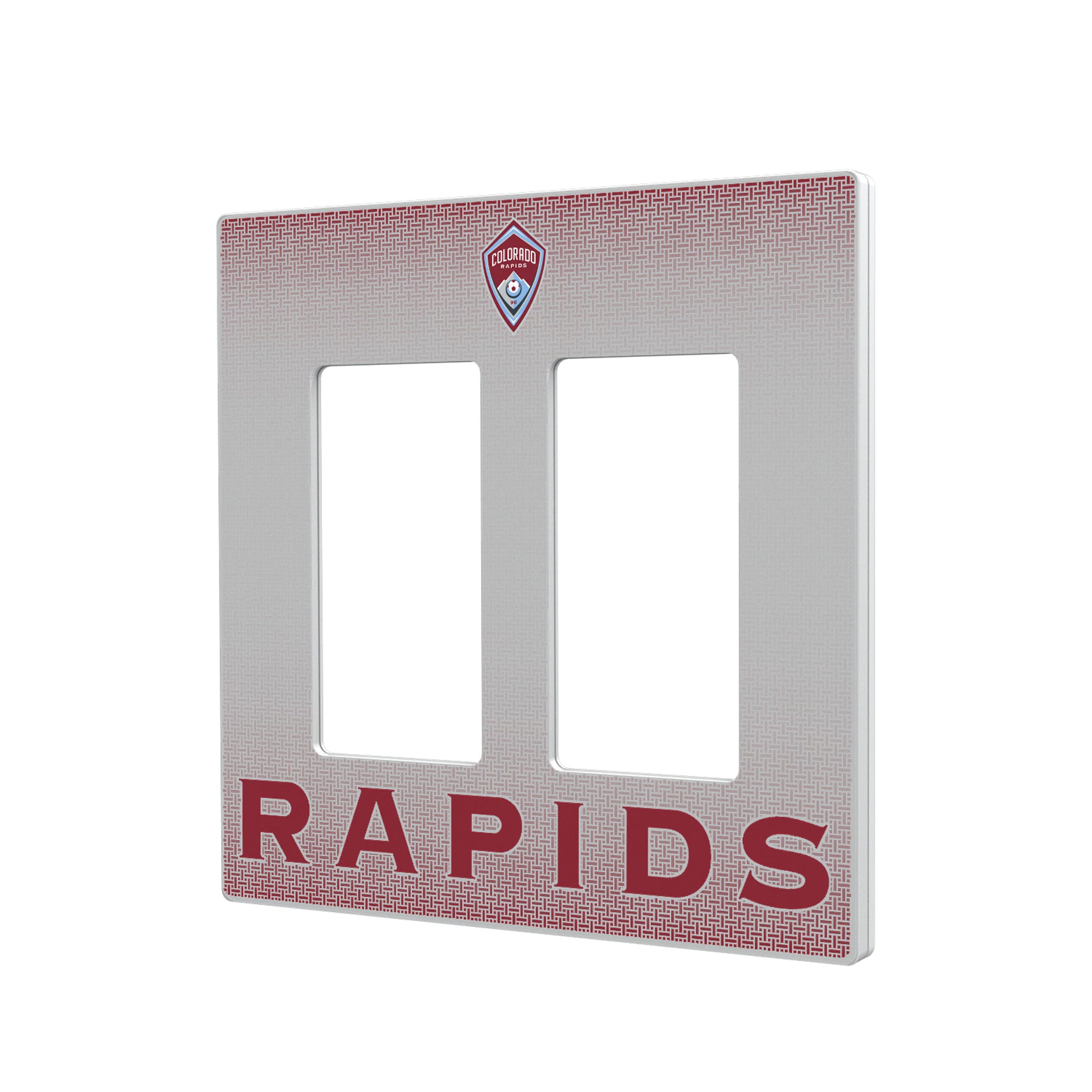 Colorado Rapids Linen Hidden-Screw Light Switch Plate#Style_Double Rocker