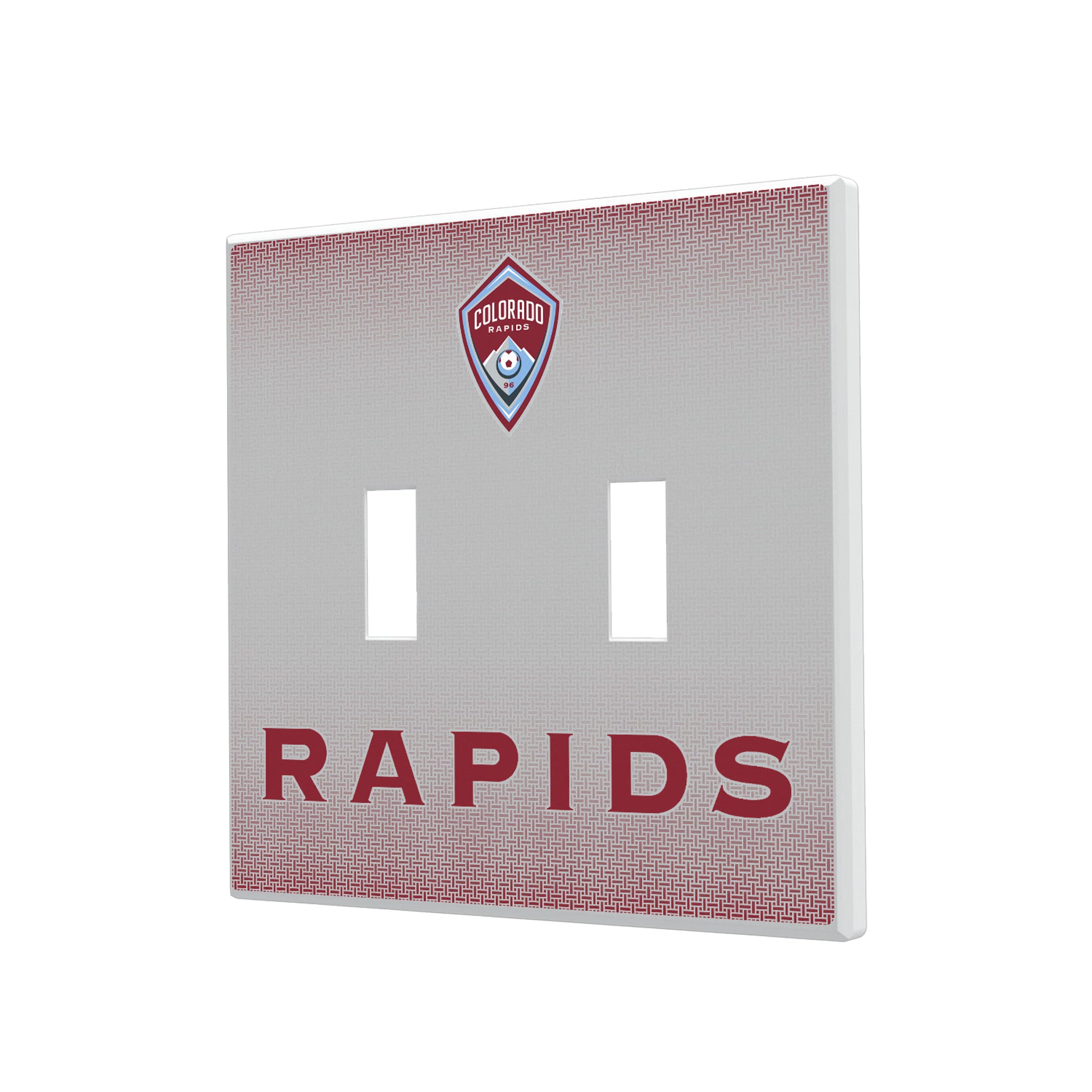 Colorado Rapids Linen Hidden-Screw Light Switch Plate#Style_Double Toggle