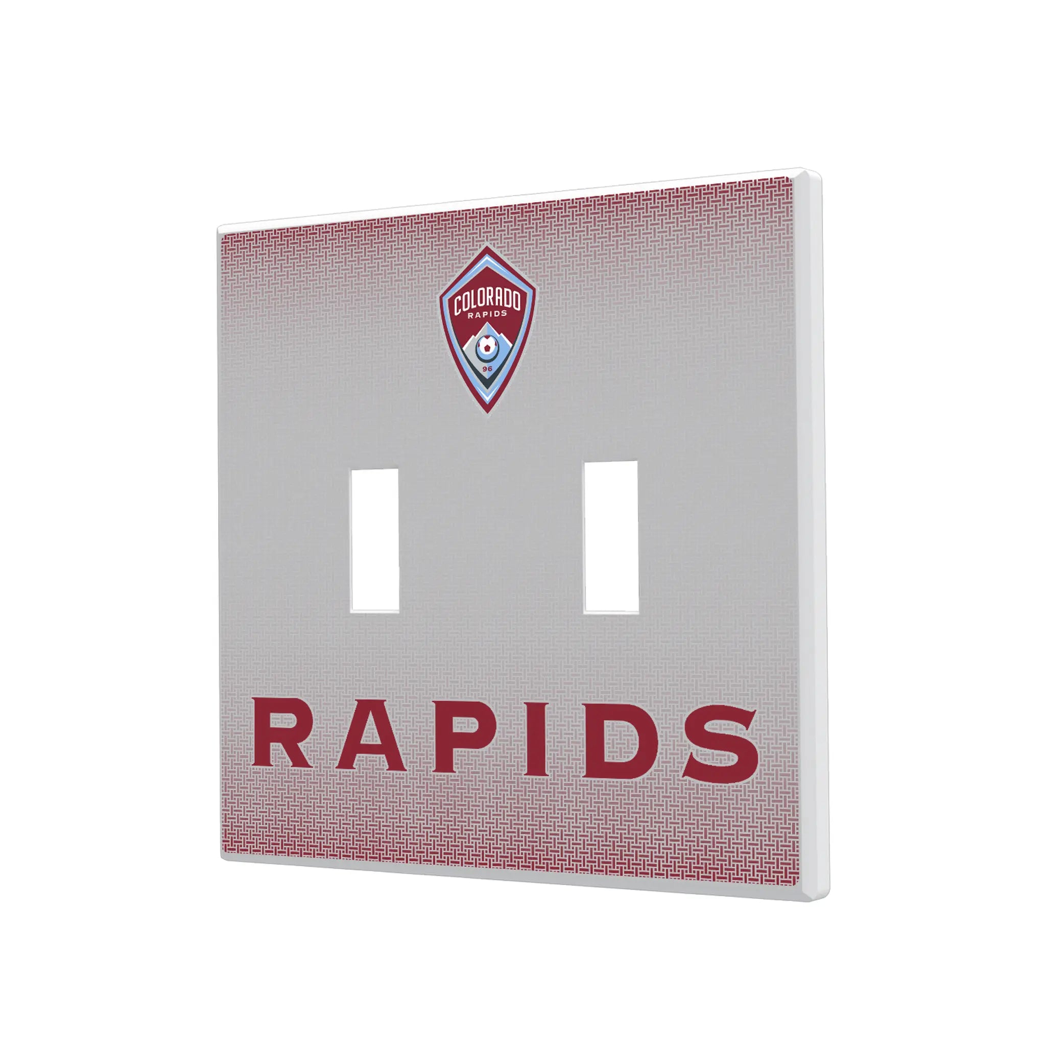 Colorado Rapids Linen Hidden-Screw Light Switch Plate#Style_Double Toggle