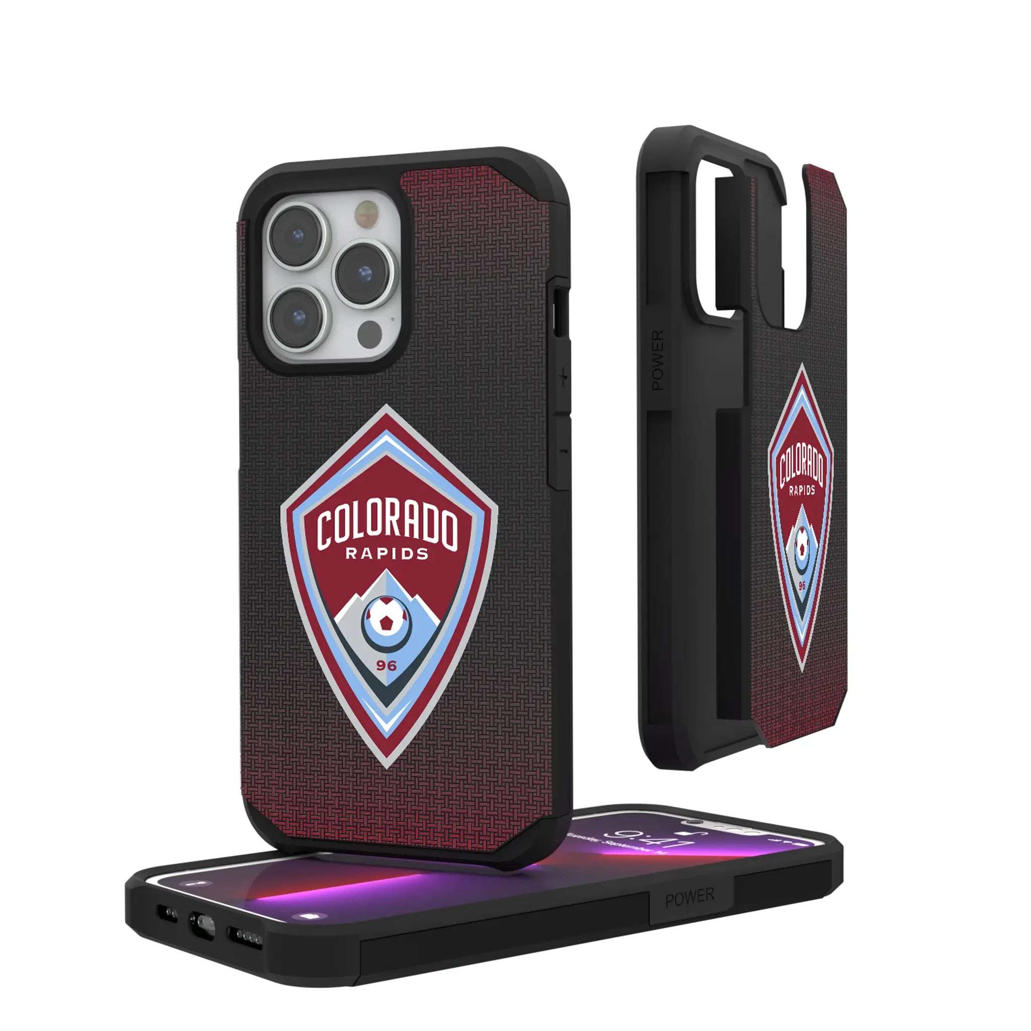 Colorado Rapids Linen iPhone Rugged Phone Case for Apple iPhone