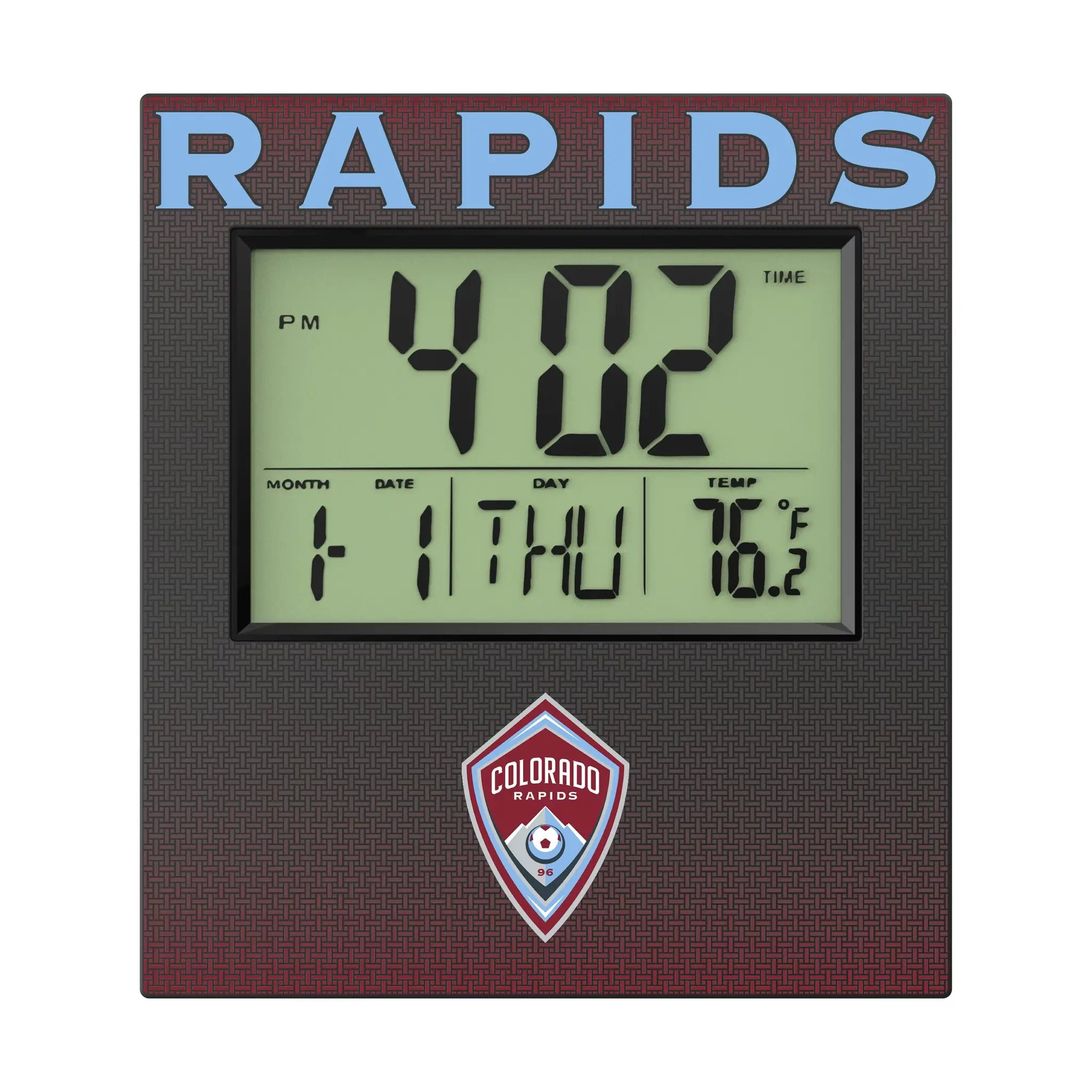 Colorado Rapids Linen Wall Clock