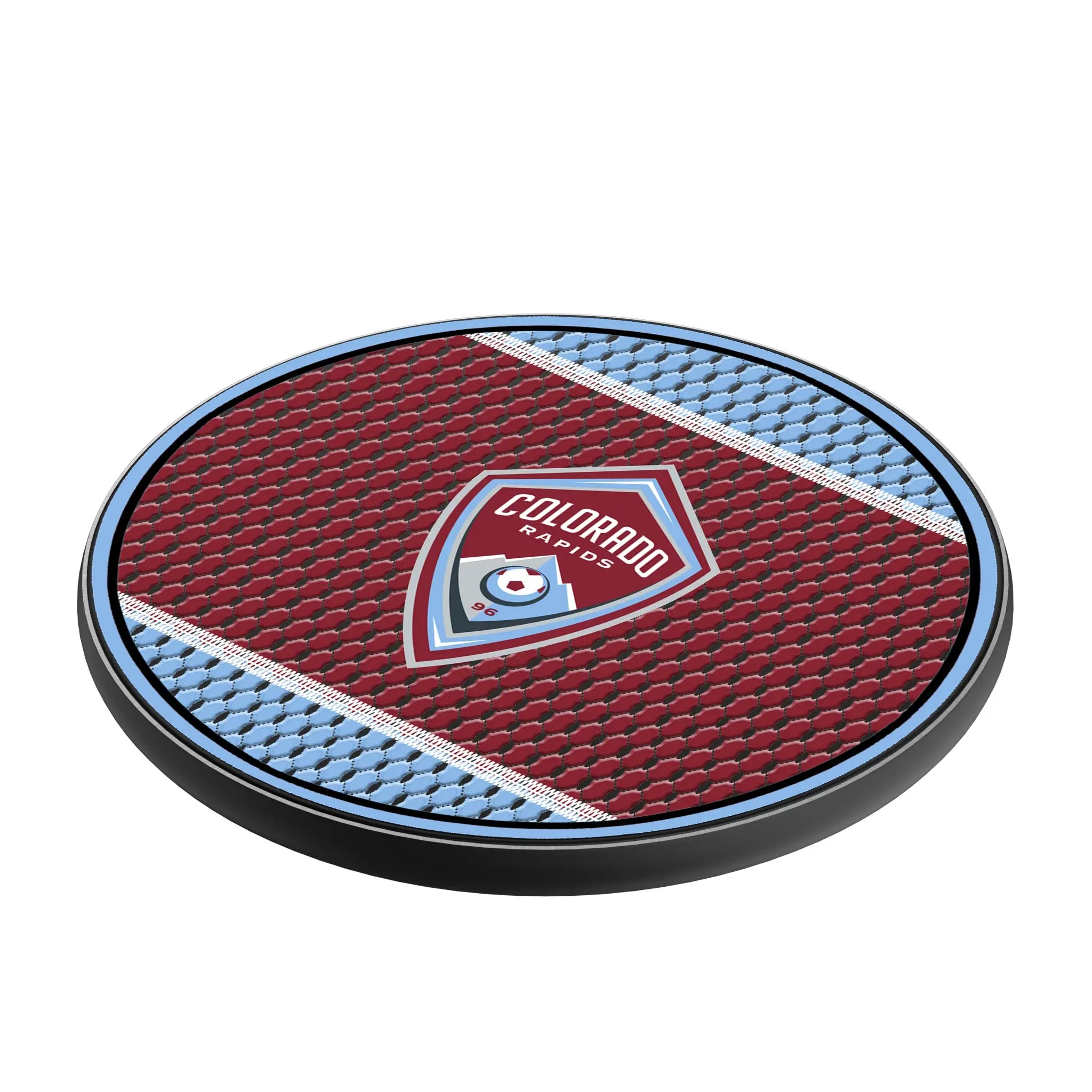 Colorado Rapids Mesh 15-Watt Wireless Charger - Isometric View