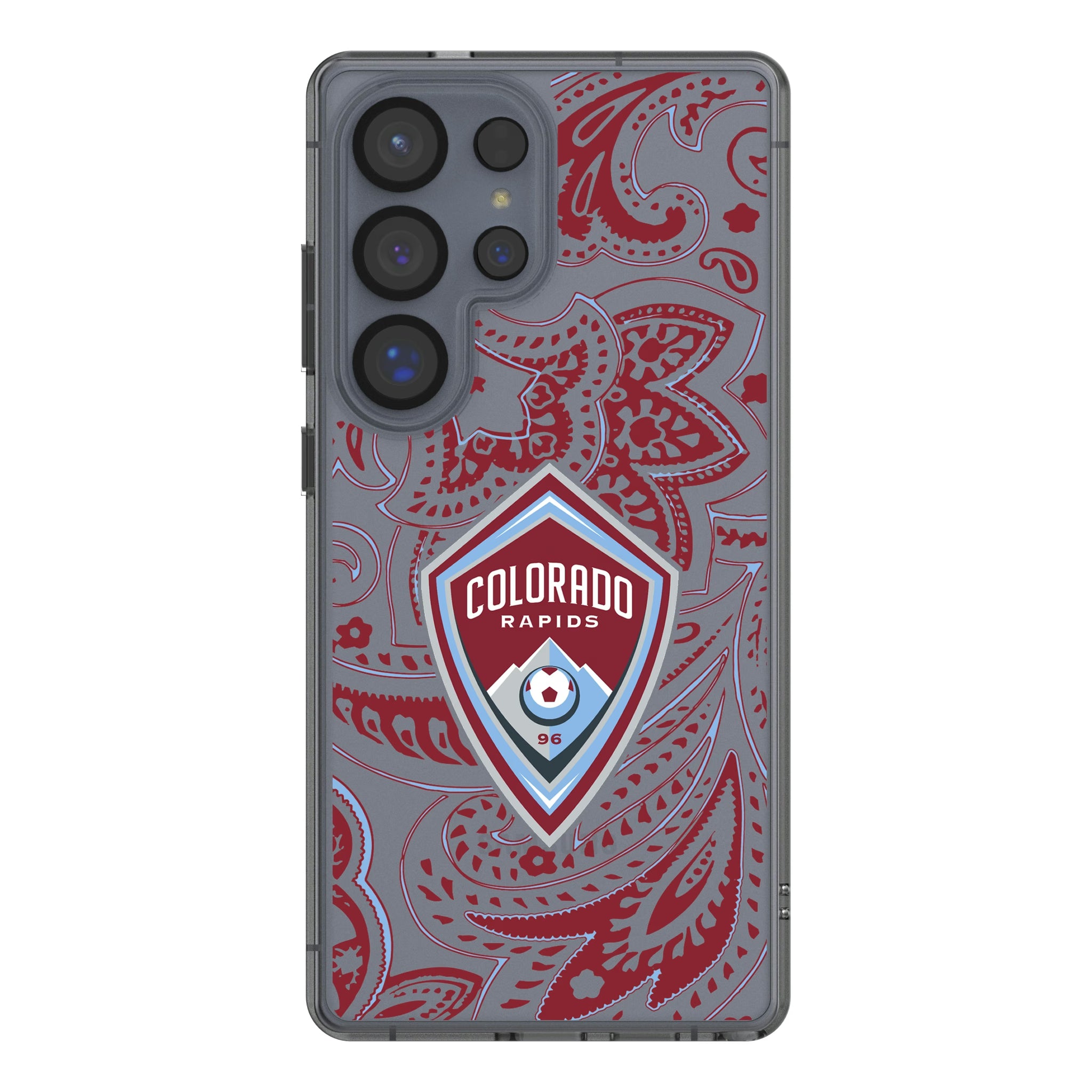 Colorado Rapids Paisley Galaxy Clear Phone Case for Samsung Galaxy