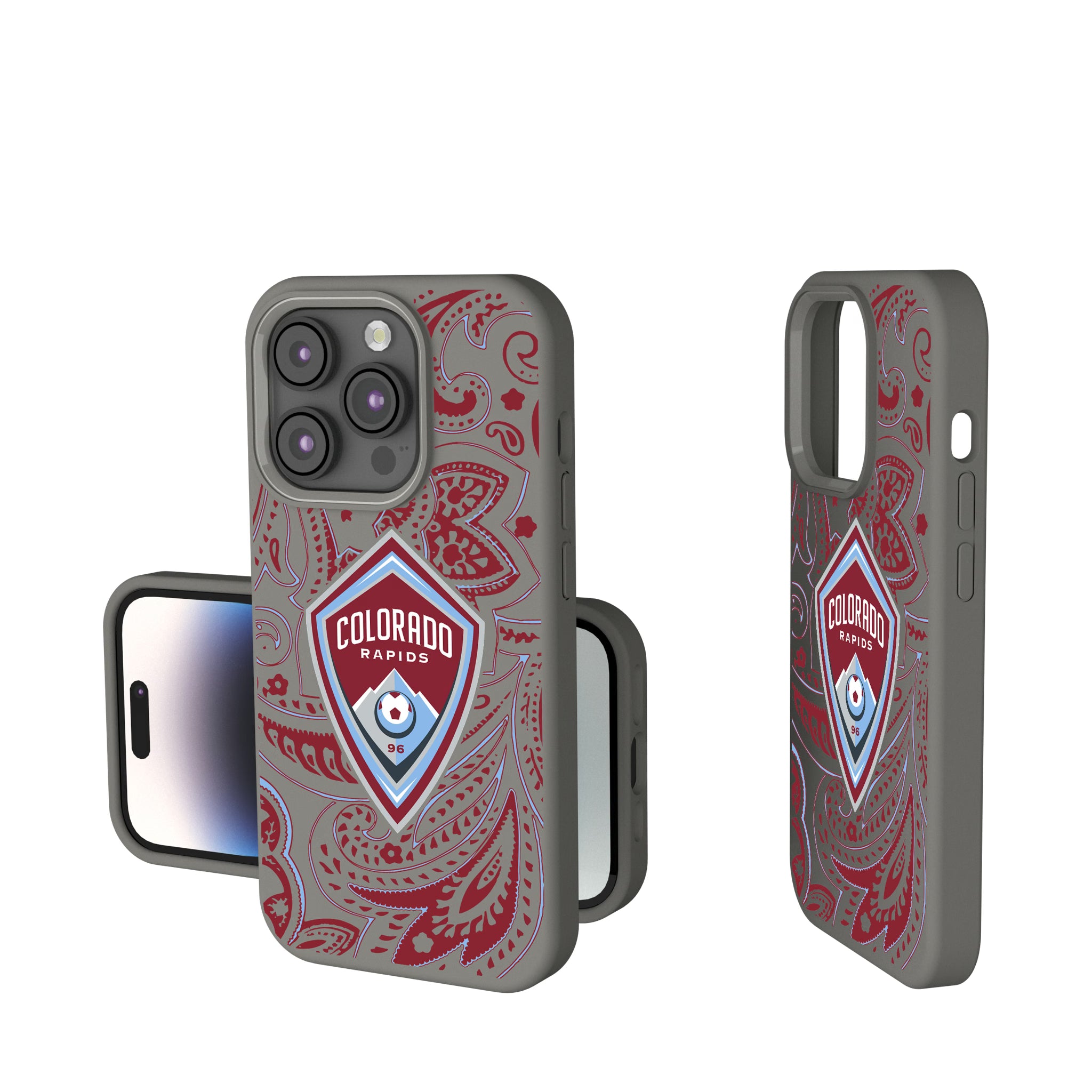 Colorado Rapids Paisley iPhone Soft Touch Phone Case for Apple iPhone