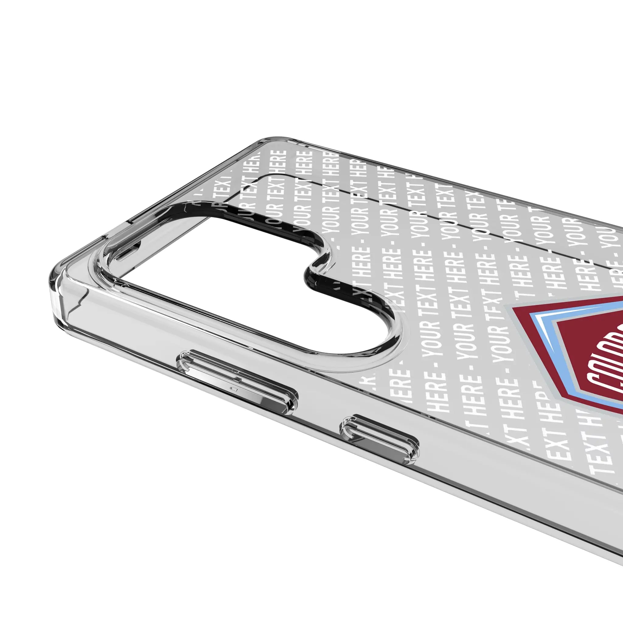 Colorado Rapids Personalized EndZone Plus Galaxy Clear Phone Case for Samsung Galaxy - Detail