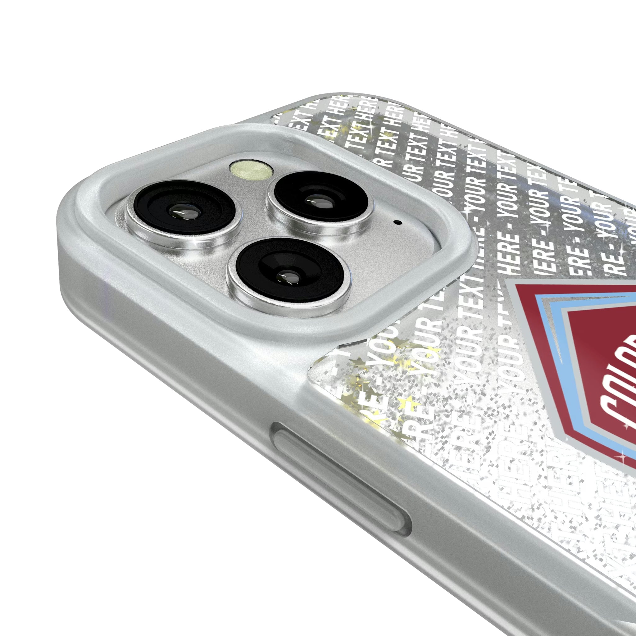 Colorado Rapids Personalized EndZone Plus iPhone Glitter Phone Case for Apple iPhone - Detail#Device_iPhone 16 Pro