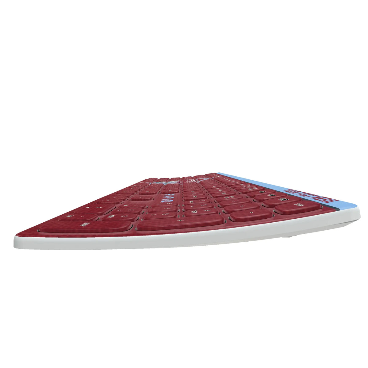Colorado Rapids Personalized Endzone Solid KKB605 Curved Wireless Keyboard