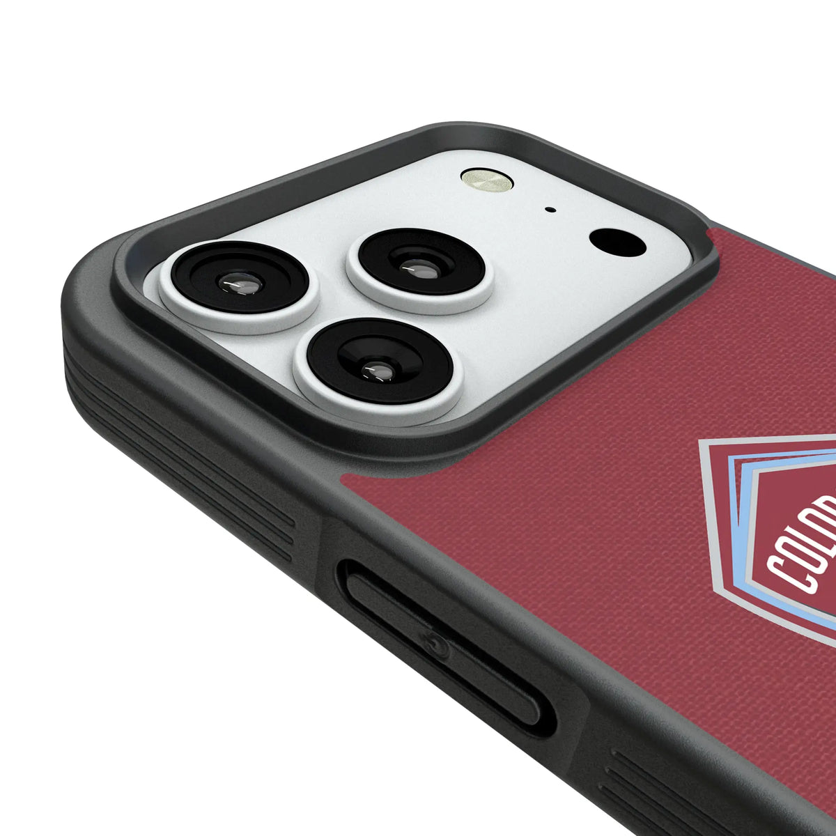 Colorado Rapids Personalized Stripe iPhone Bump Phone Case for Apple iPhone - Detail#Device_iPhone 18 Pro