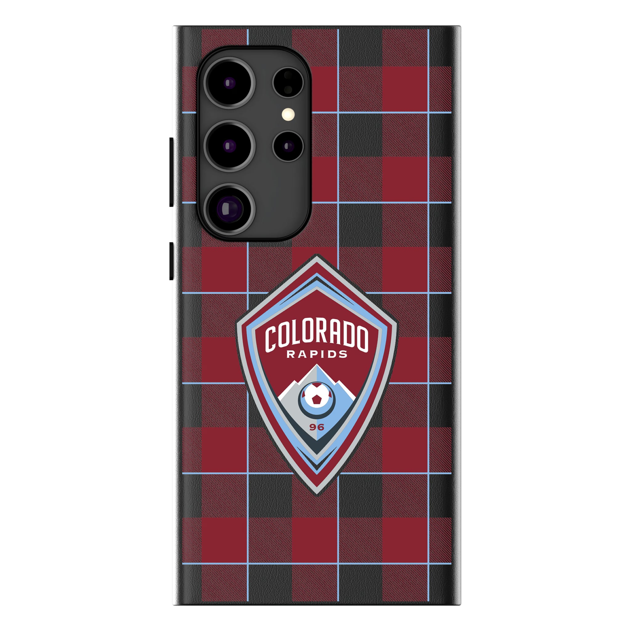 Colorado Rapids Plaid Galaxy MagSafe Compatible Phone Case for Samsung Galaxy
