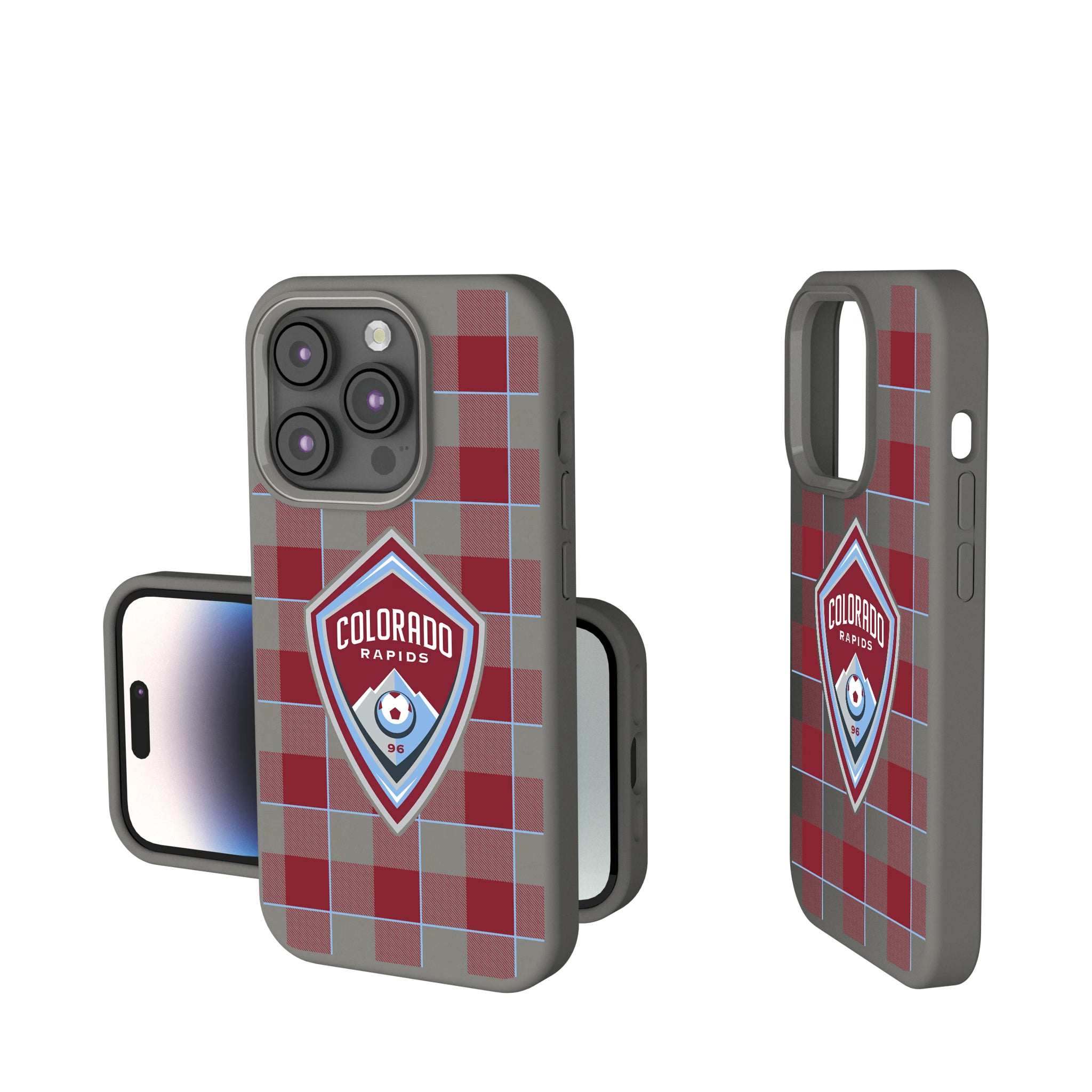 Colorado Rapids Plaid iPhone Soft Touch Phone Case for Apple iPhone