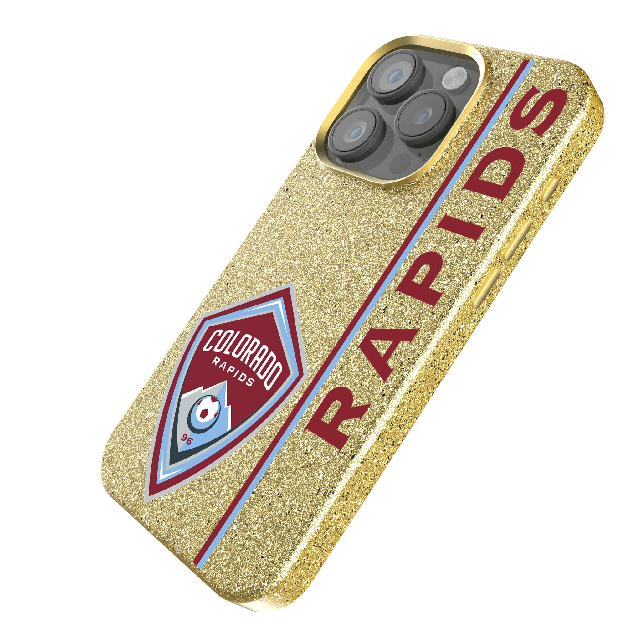 Colorado Rapids Sidebar iPhone Bling Phone Case for Apple iPhone - Isometric View