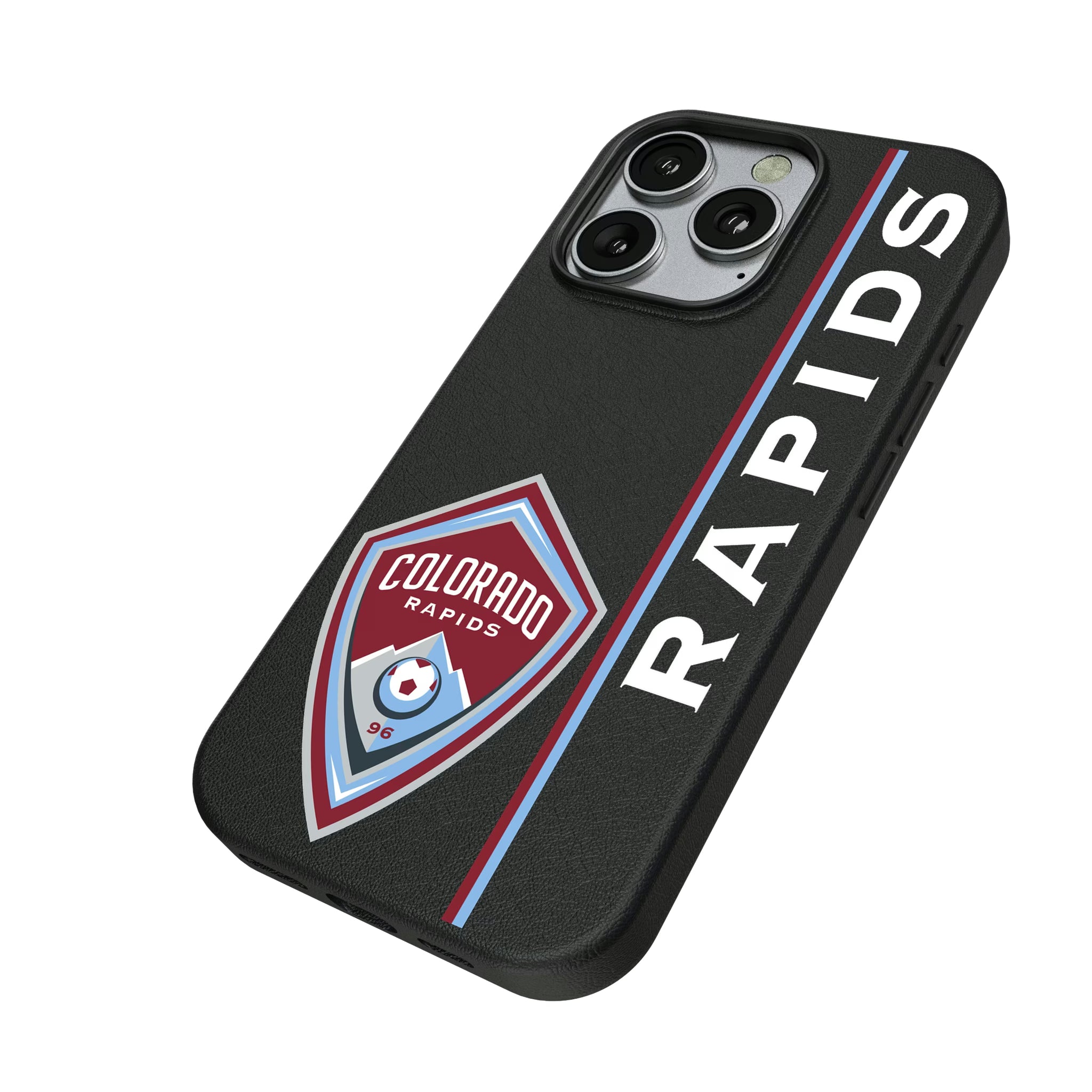 Colorado Rapids Sidebar iPhone MagSafe Compatible Phone Case for Apple iPhone - Isometric View