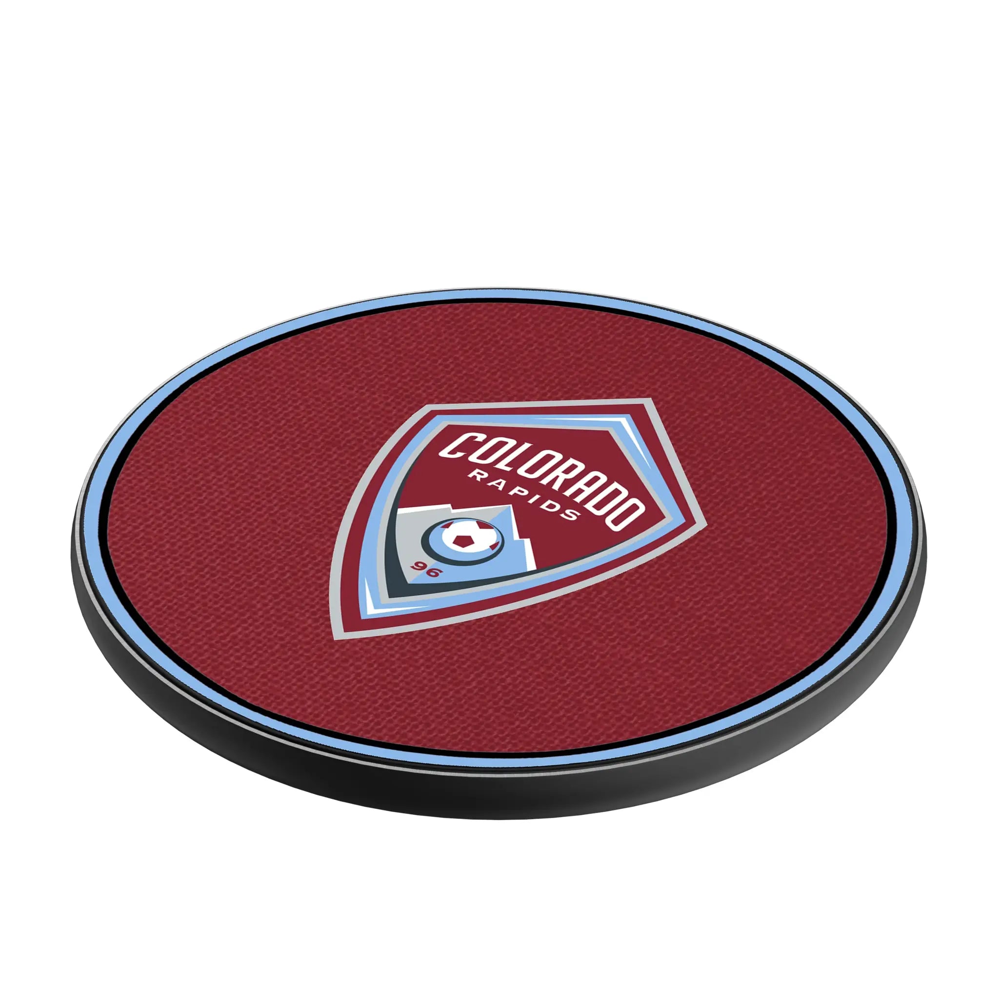 Colorado Rapids Solid 15-Watt Wireless Charger - Isometric View