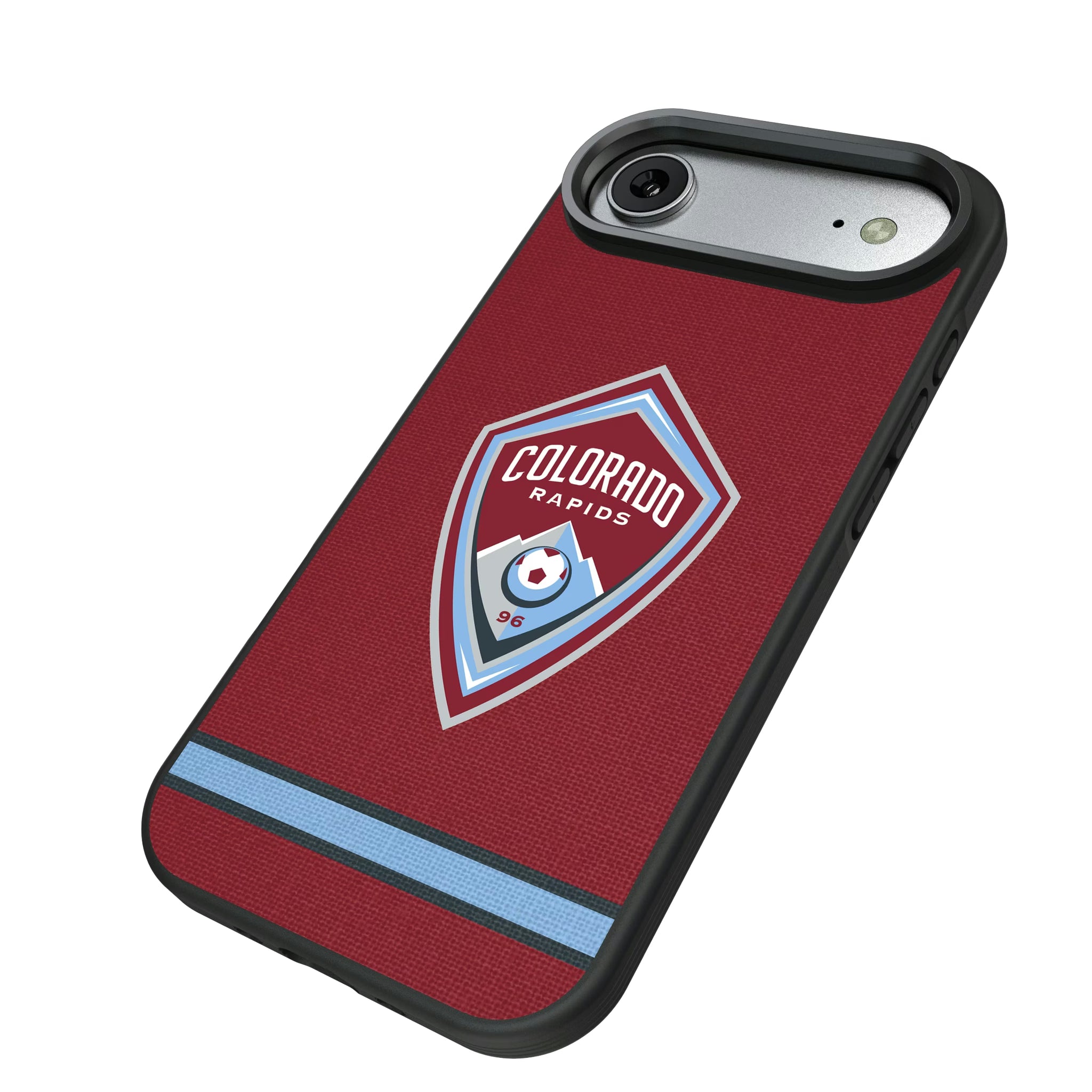 Colorado Rapids Stripe iPhone Bump Phone Case for Apple iPhone - Isometric View#Device_iPhone Air