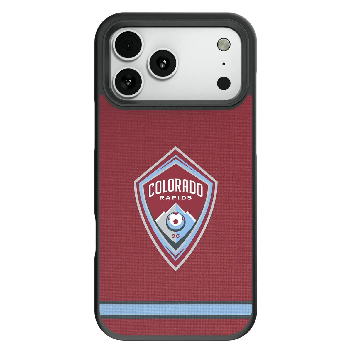 Colorado Rapids Stripe Bump Phone Case for Apple iPhone