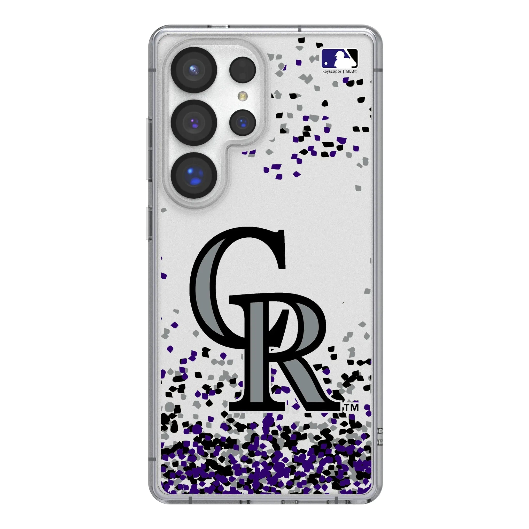 Colorado Rockies Confetti Galaxy Clear Phone Case for Samsung Galaxy#Device_Galaxy S25 Ultra