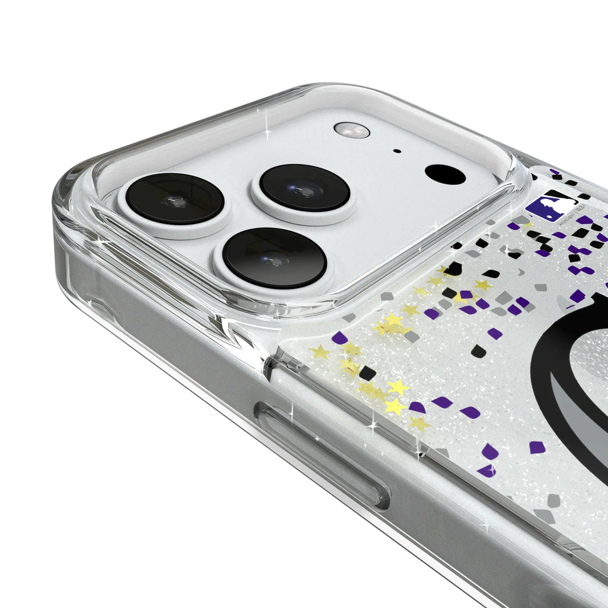 Colorado Rockies Confetti iPhone Glitter Phone Case for Apple iPhone - Detail#Device_iPhone 18 Pro