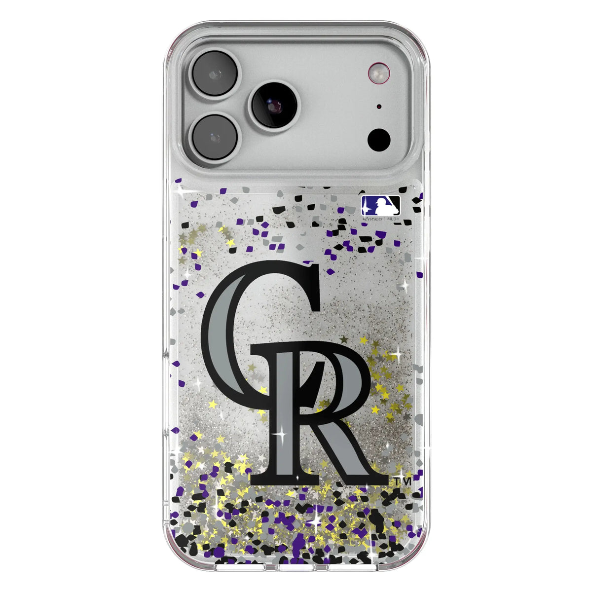 Colorado Rockies Confetti Glitter Phone Case for Apple iPhone