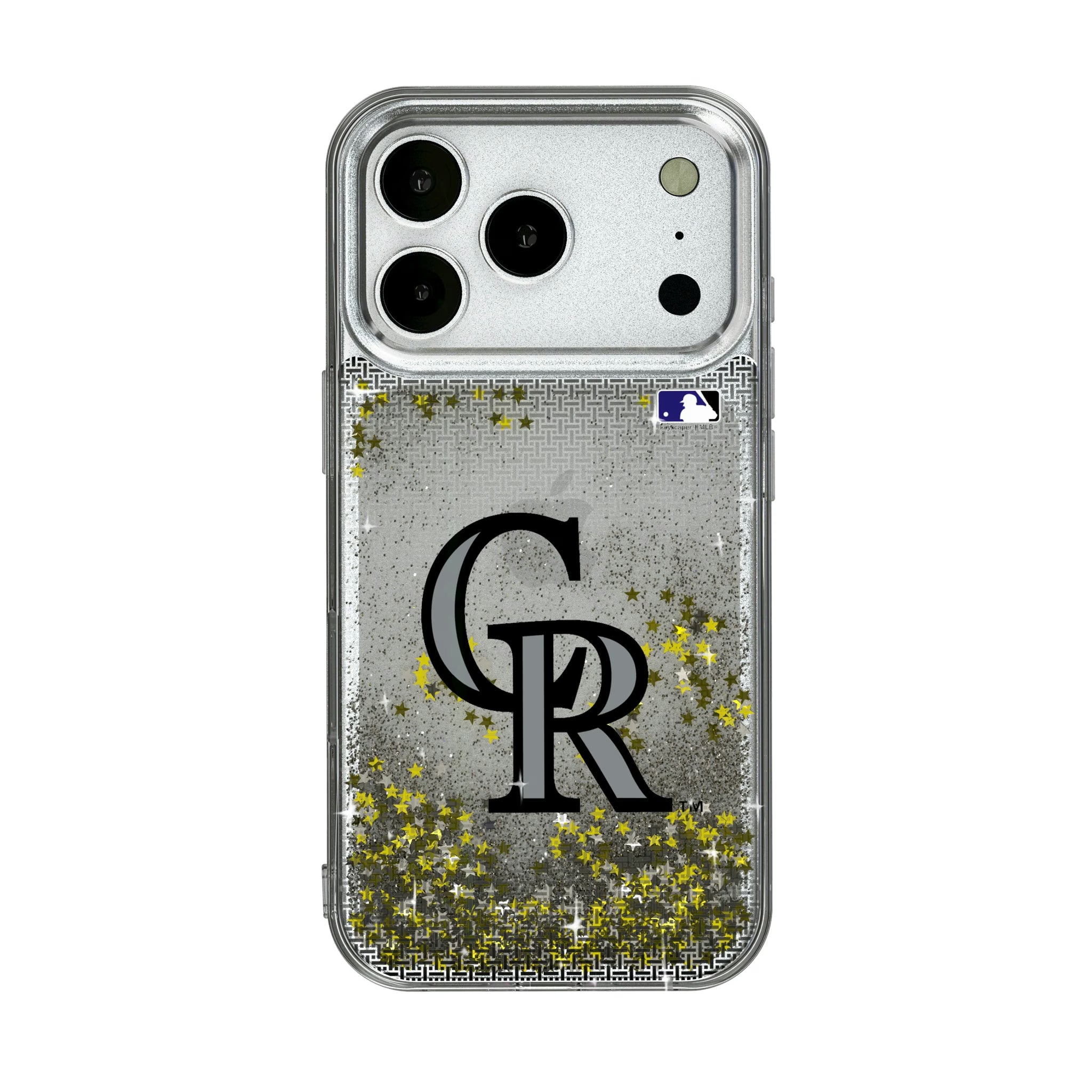 Colorado Rockies Linen iPhone Glitter Phone Case for Apple iPhone