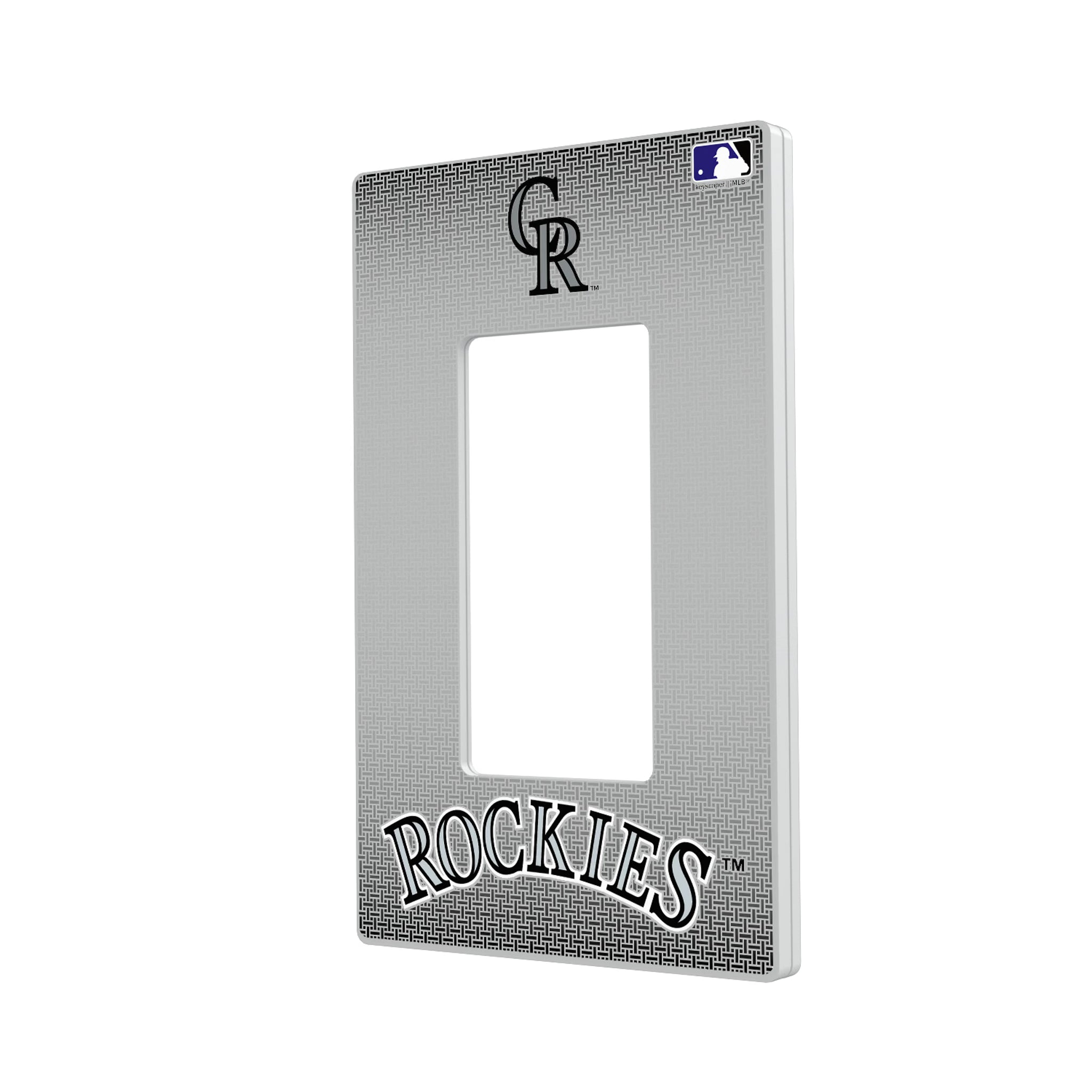 Colorado Rockies Linen Hidden-Screw Light Switch Plate#Style_Single Rocker