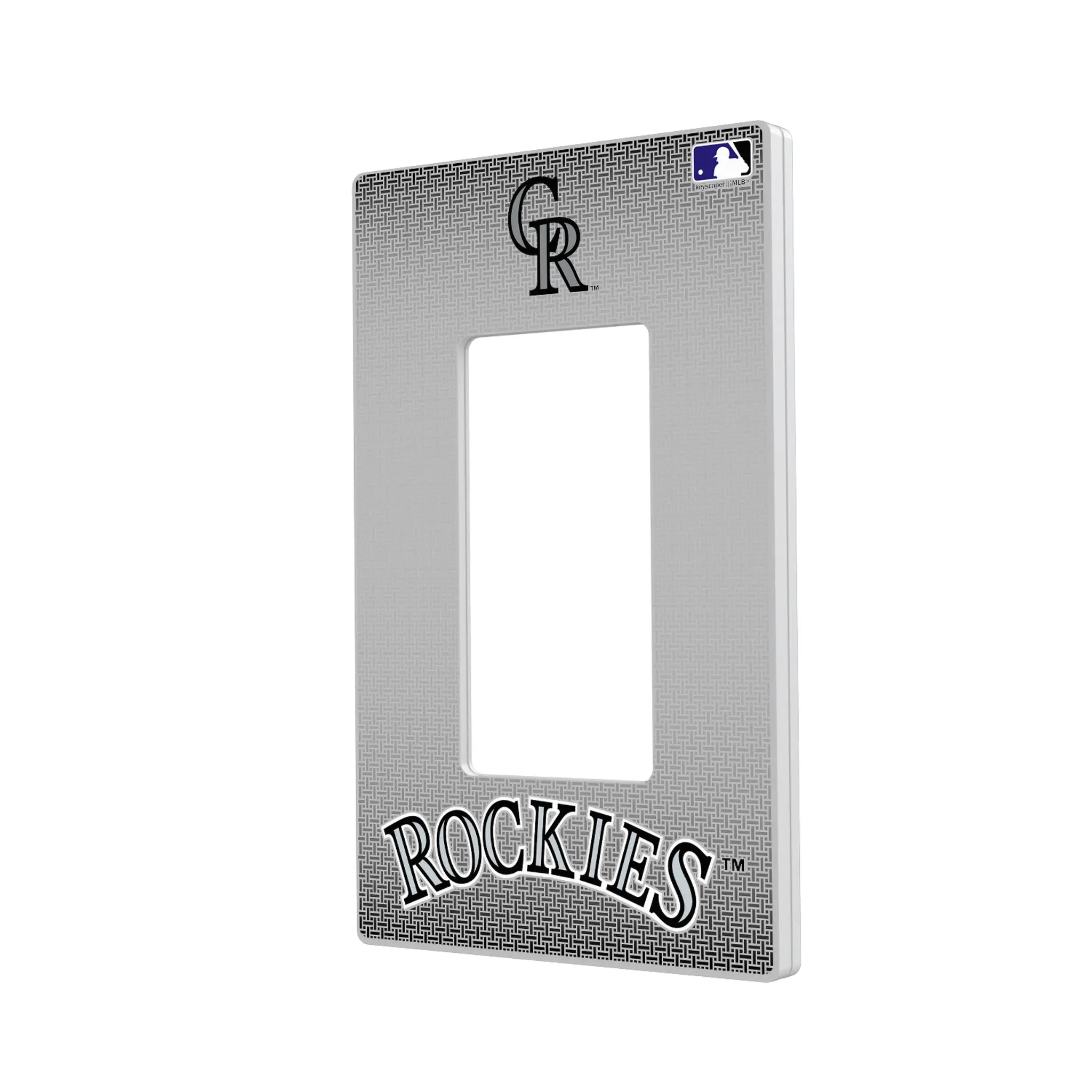 Colorado Rockies Linen Hidden-Screw Light Switch Plate#Style_Single Rocker