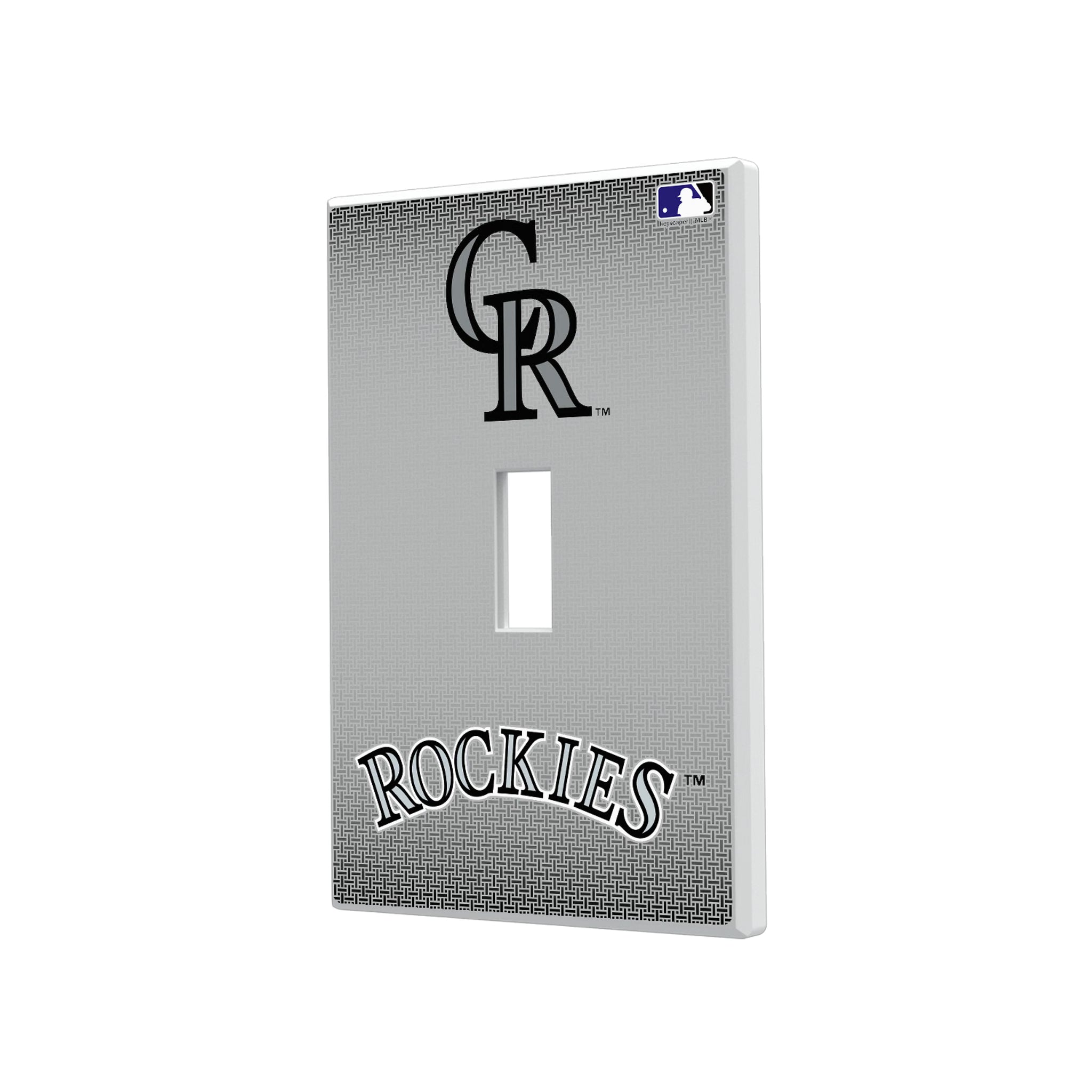 Colorado Rockies Linen Hidden-Screw Light Switch Plate#Style_Single Toggle