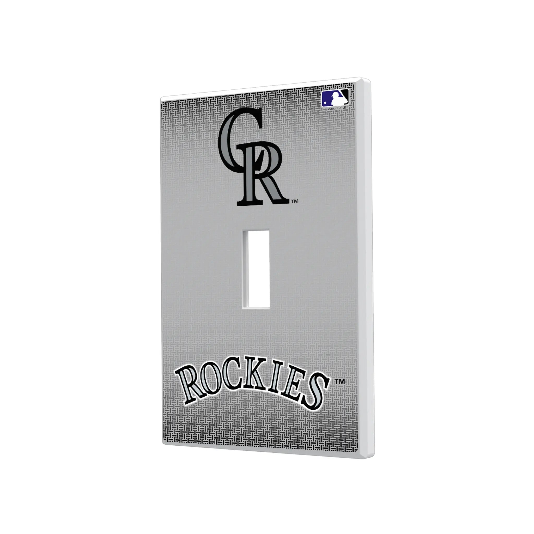 Colorado Rockies Linen Hidden-Screw Light Switch Plate#Style_Single Toggle