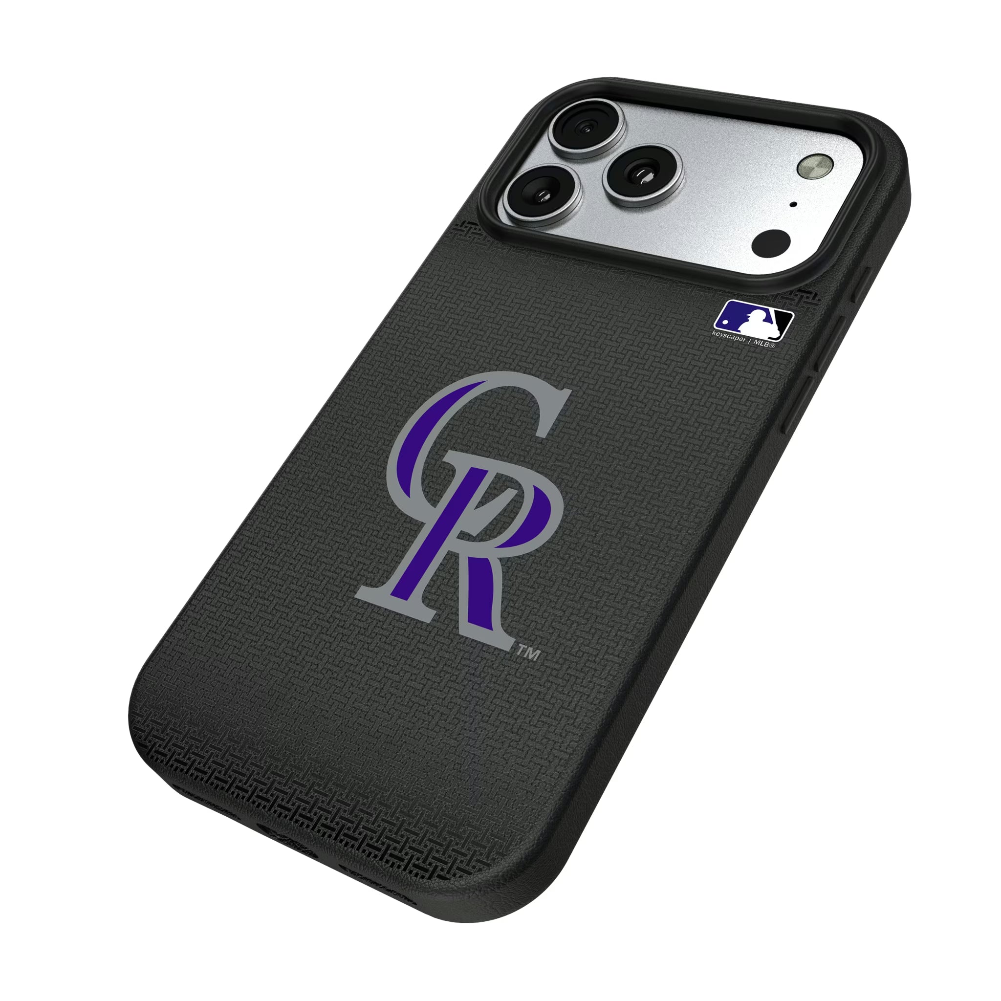 Colorado Rockies Linen iPhone MagSafe Compatible Phone Case for Apple iPhone - Isometric View#Device_iPhone 17 Pro Max