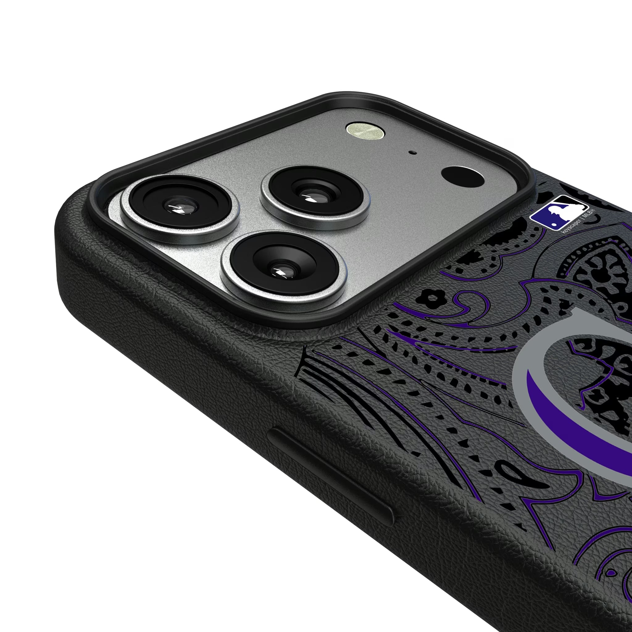 Colorado Rockies Paisley iPhone MagSafe Compatible Phone Case for Apple iPhone - Detail#Device_iPhone 17 Pro