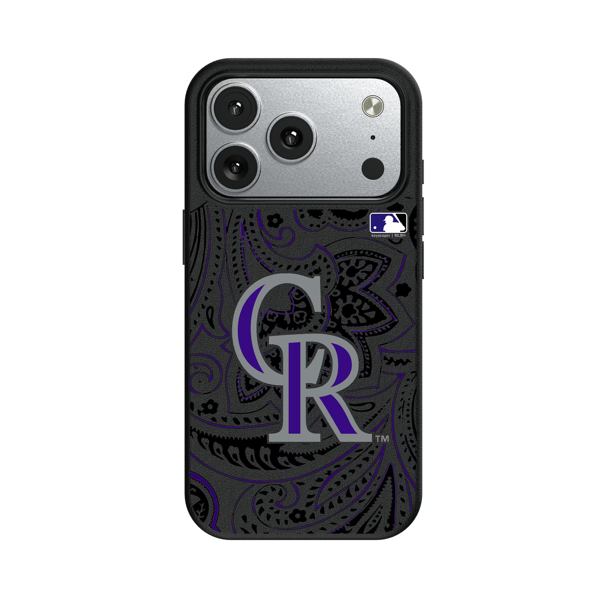 Colorado Rockies Paisley iPhone MagSafe Compatible Phone Case for Apple iPhone#Device_iPhone 17 Pro