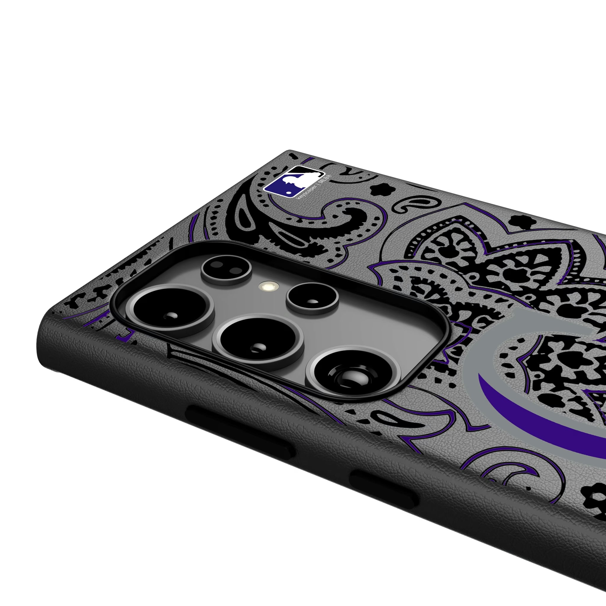 Colorado Rockies Paisley Galaxy MagSafe Compatible Phone Case for Samsung Galaxy - Detail