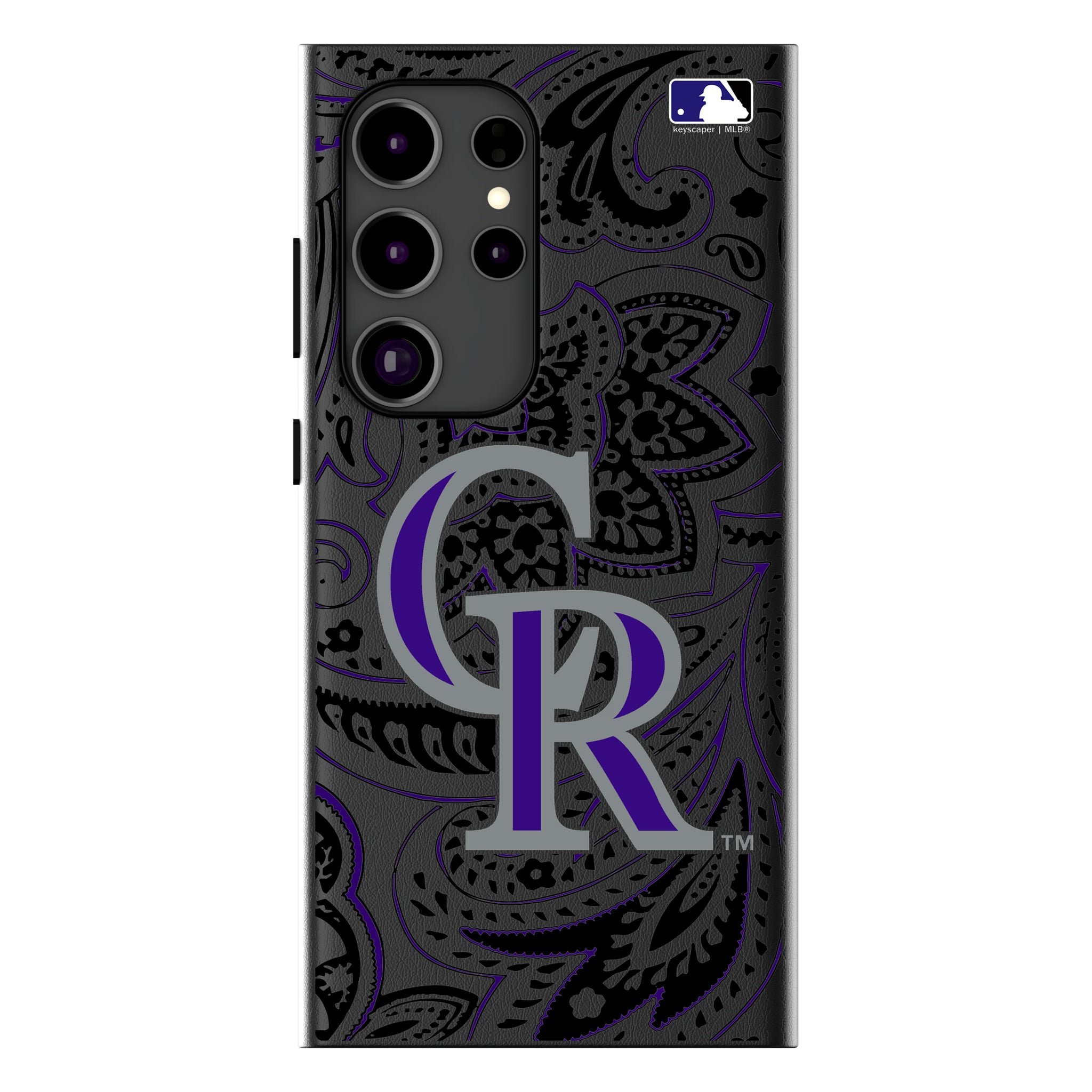 Colorado Rockies Paisley Galaxy MagSafe Compatible Phone Case for Samsung Galaxy