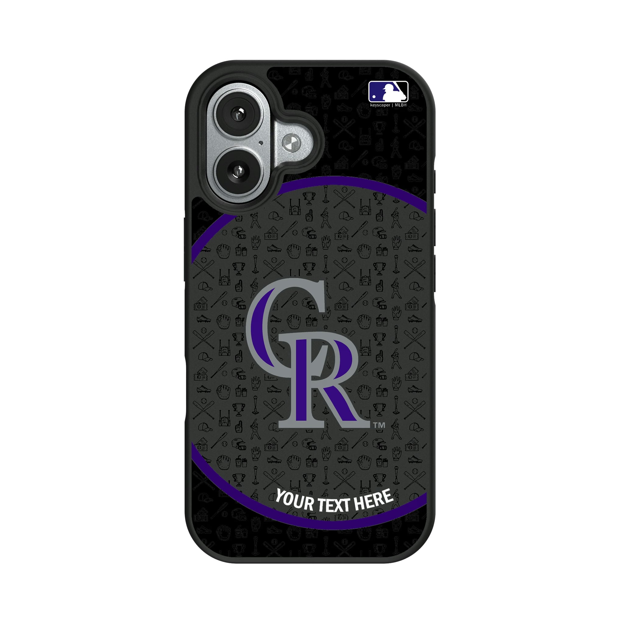 Colorado Rockies Personalized Circle iPhone Bump Phone Case for Apple iPhone#Device_iPhone 17