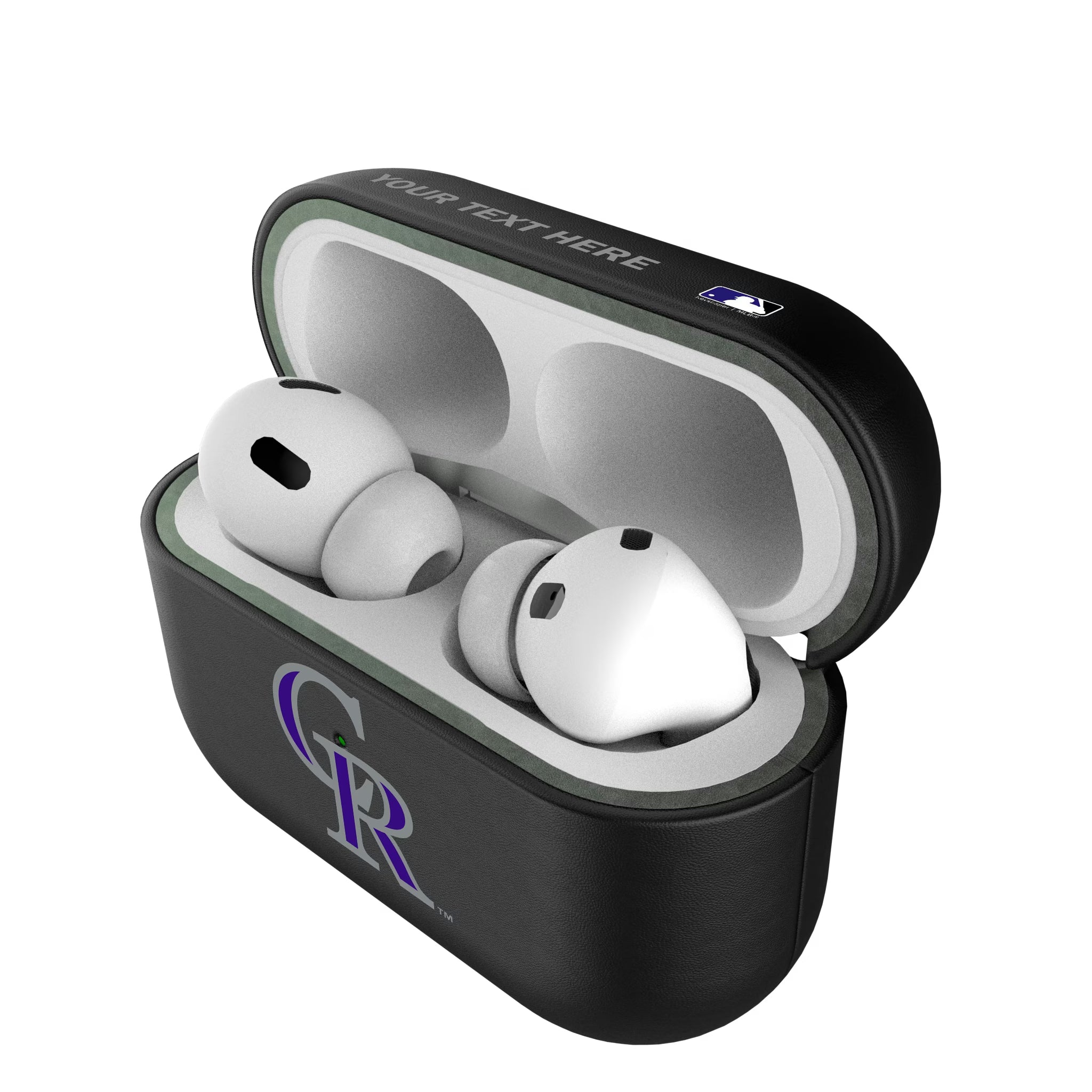 Colorado Rockies Personalized Insignia AirPods AirPod Case Cover#Device_AirPods Pro 1st Gen