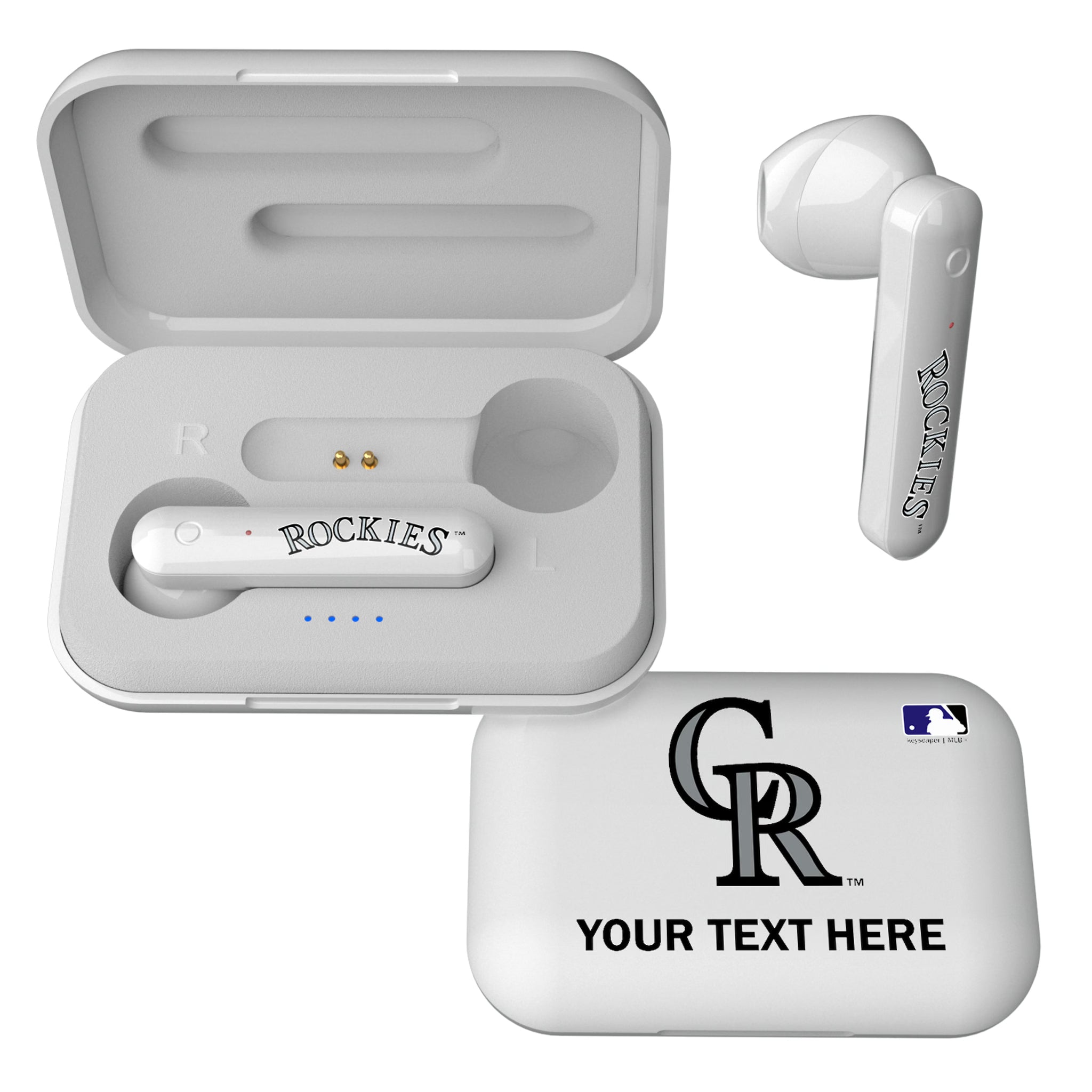 Colorado Rockies Personalized Insignia Wireless TWS Earbuds