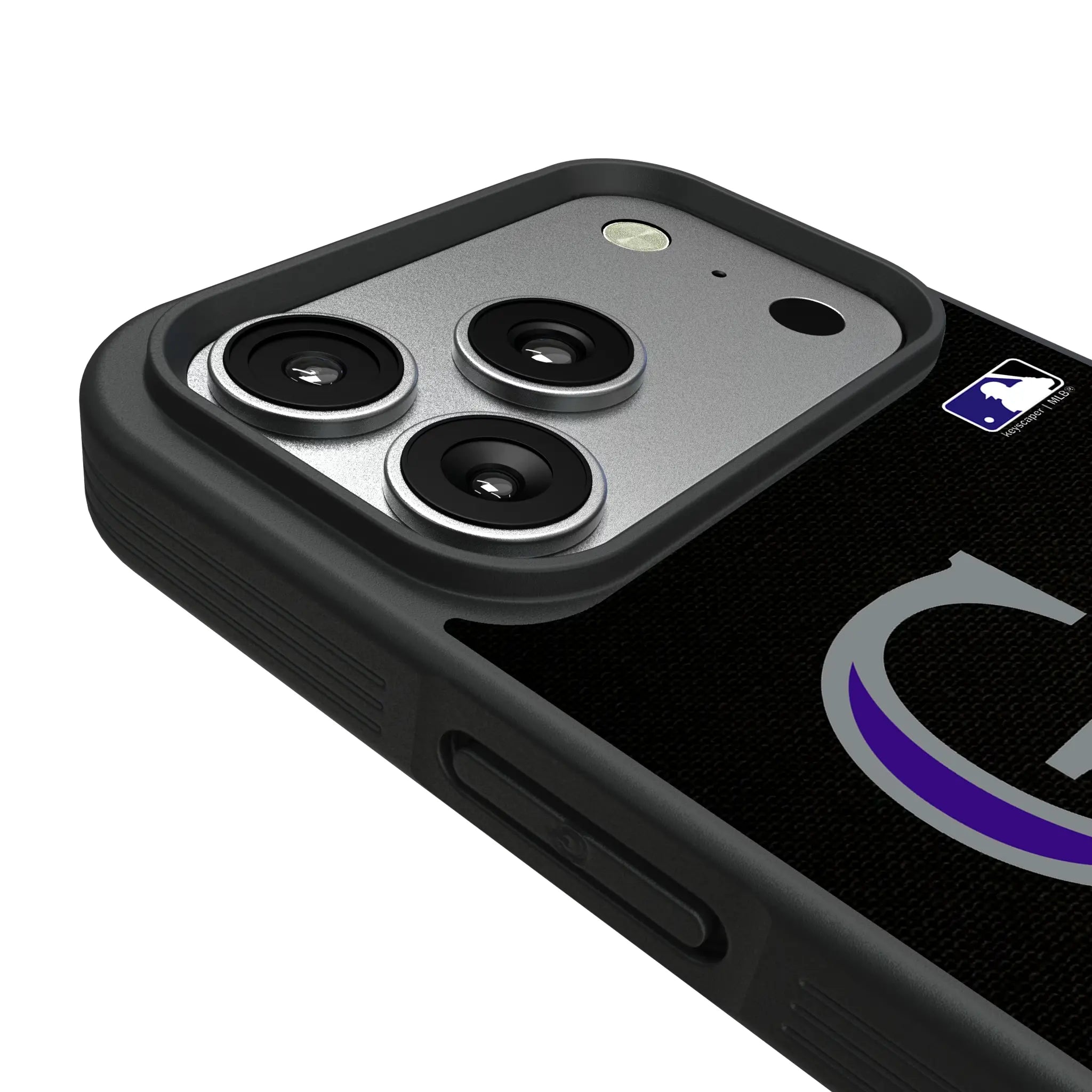 Colorado Rockies Personalized Stripe iPhone Bump Phone Case for Apple iPhone - Detail#Device_iPhone 17 Pro