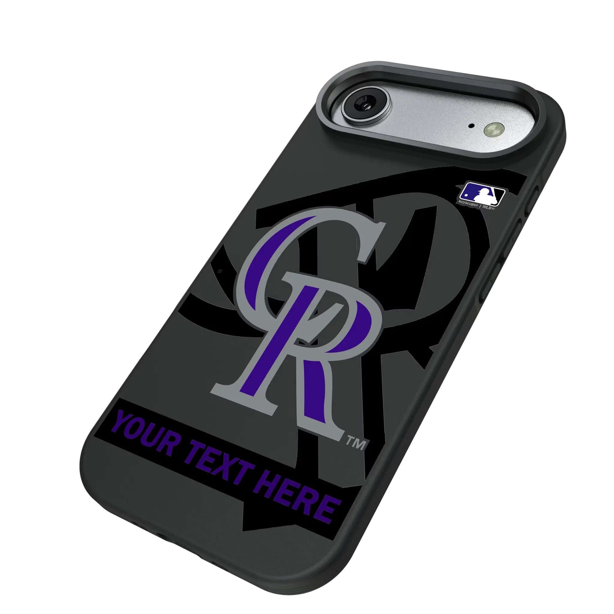 Colorado Rockies Personalized Tilt iPhone Bump Phone Case for Apple iPhone - Isometric View#Device_iPhone Air